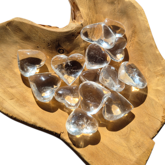 Crystals - Clear Quartz Hearts