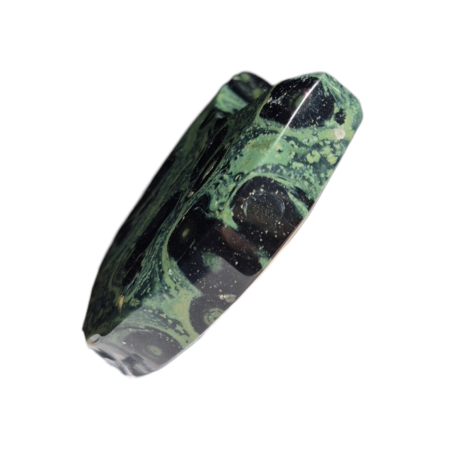 Crystals - Kambaba Jasper Moon Carving