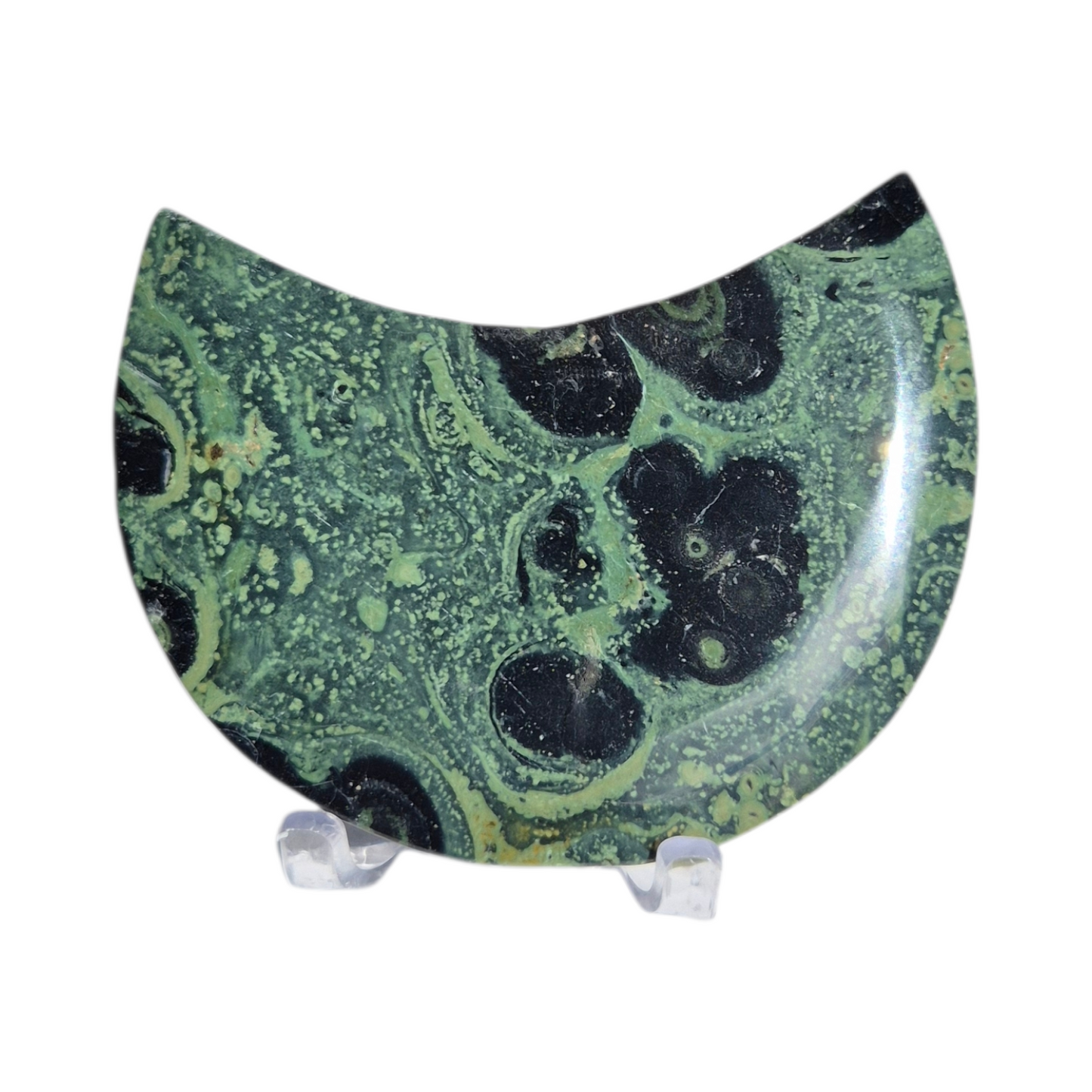 Crystals - Kambaba Jasper Moon Carving