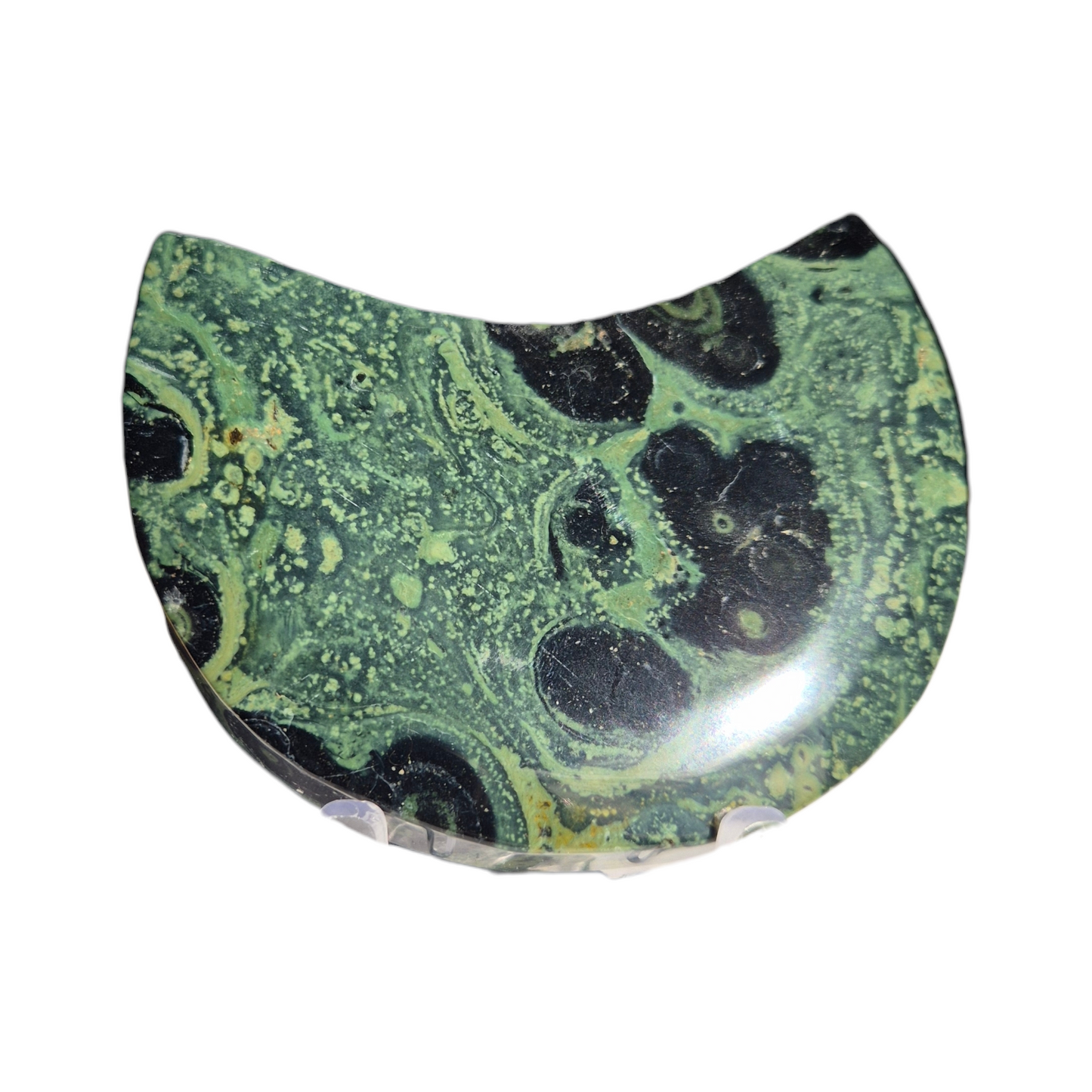 Crystals - Kambaba Jasper Moon Carving