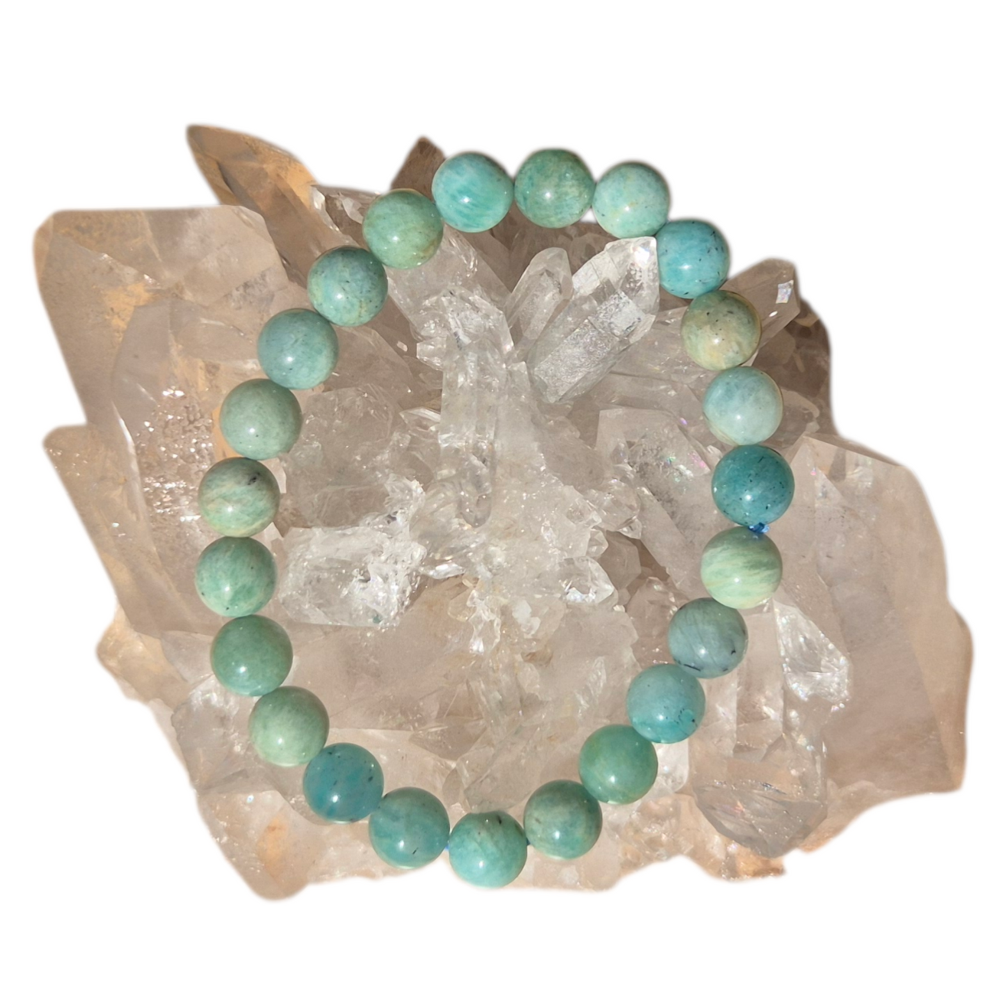 Crystals - Amazonite Bracelet (Round Bead)