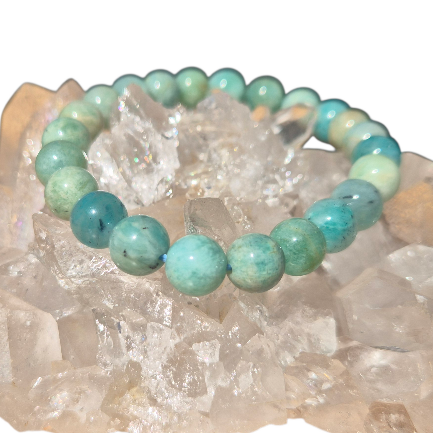 Crystals - Amazonite Bracelet (Round Bead)