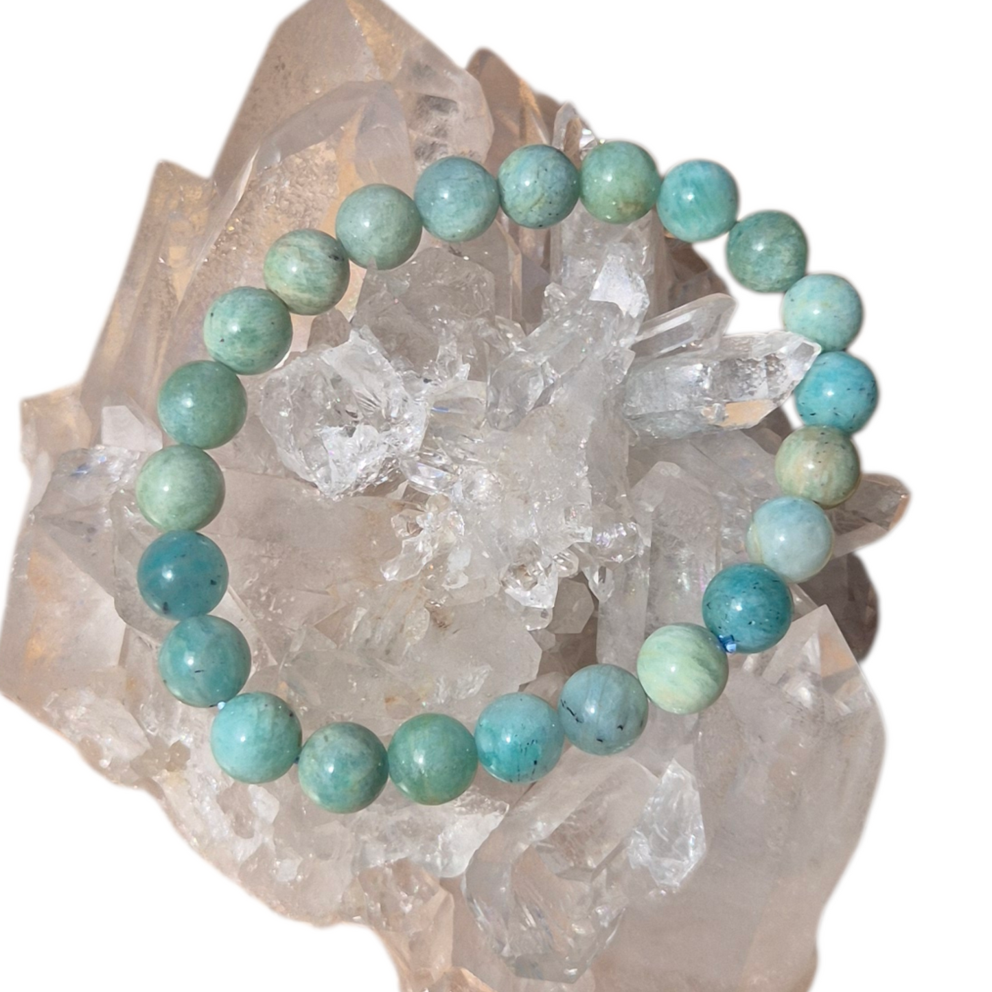 Crystals - Amazonite Bracelet (Round Bead)