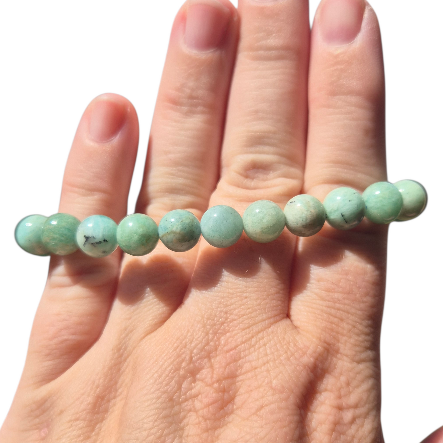 Crystals - Amazonite Bracelet (Round Bead)