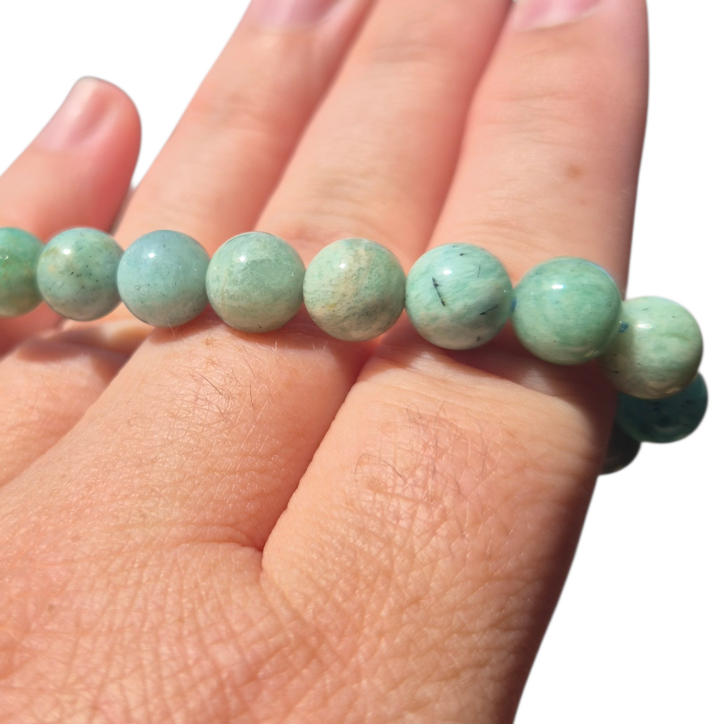 Crystals - Amazonite Bracelet (Round Bead)