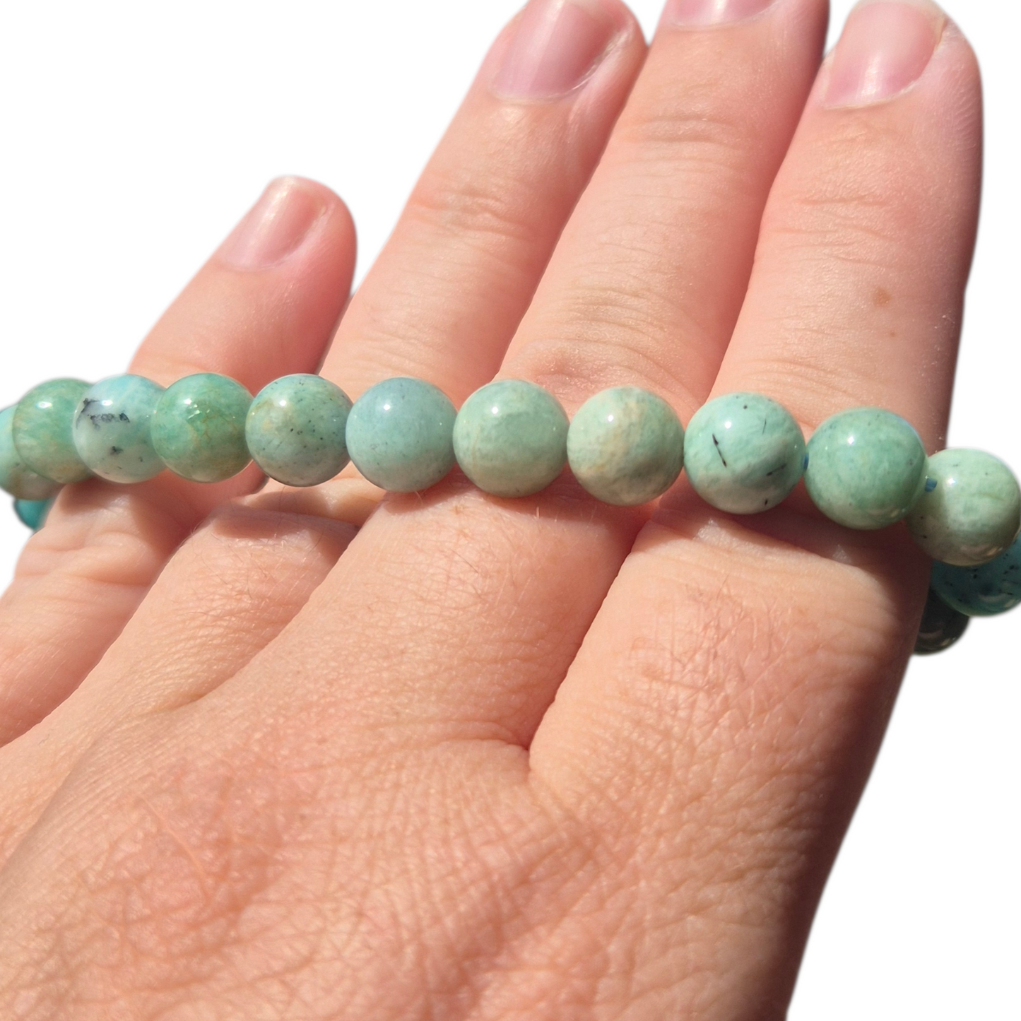 Crystals - Amazonite Bracelet (Round Bead)