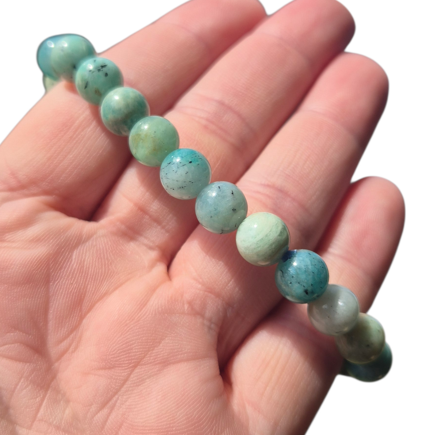Crystals - Amazonite Bracelet (Round Bead)