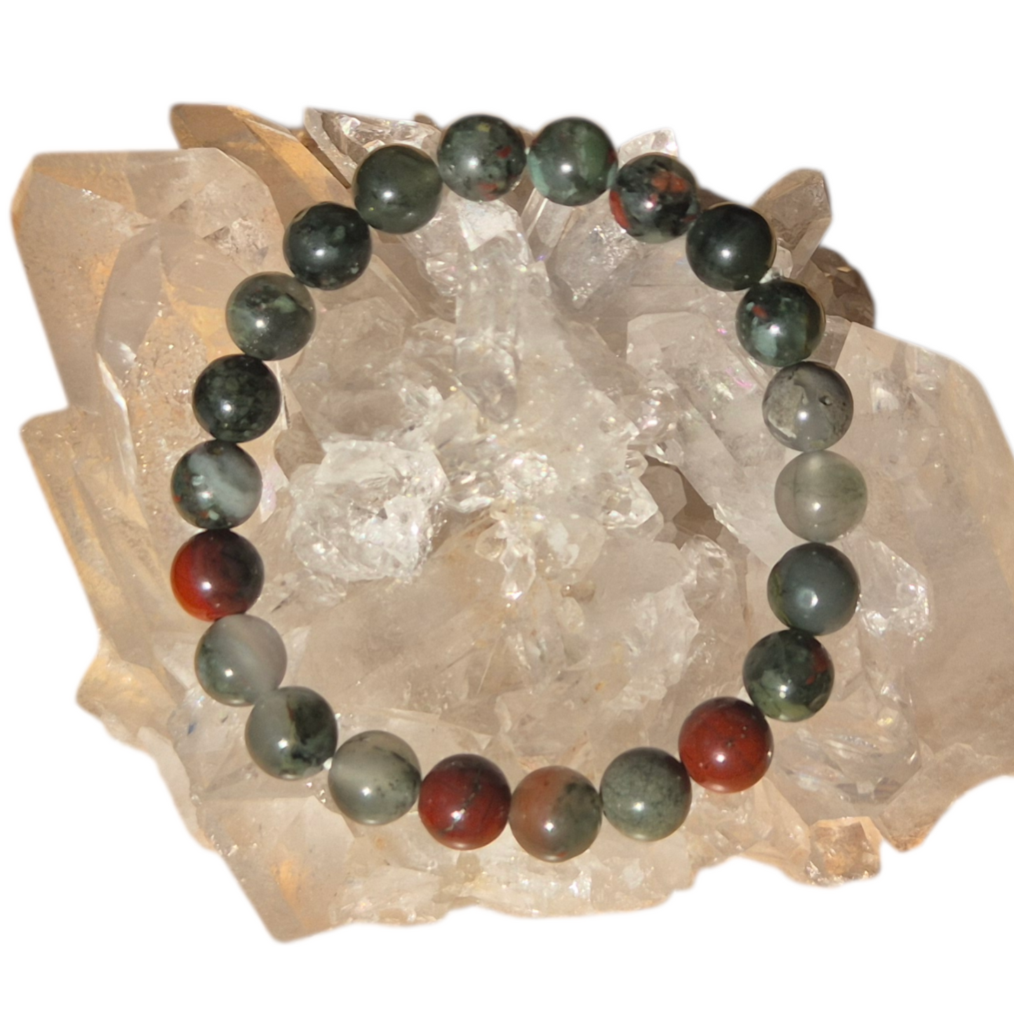 Crystals - African Bloodstone Bracelet