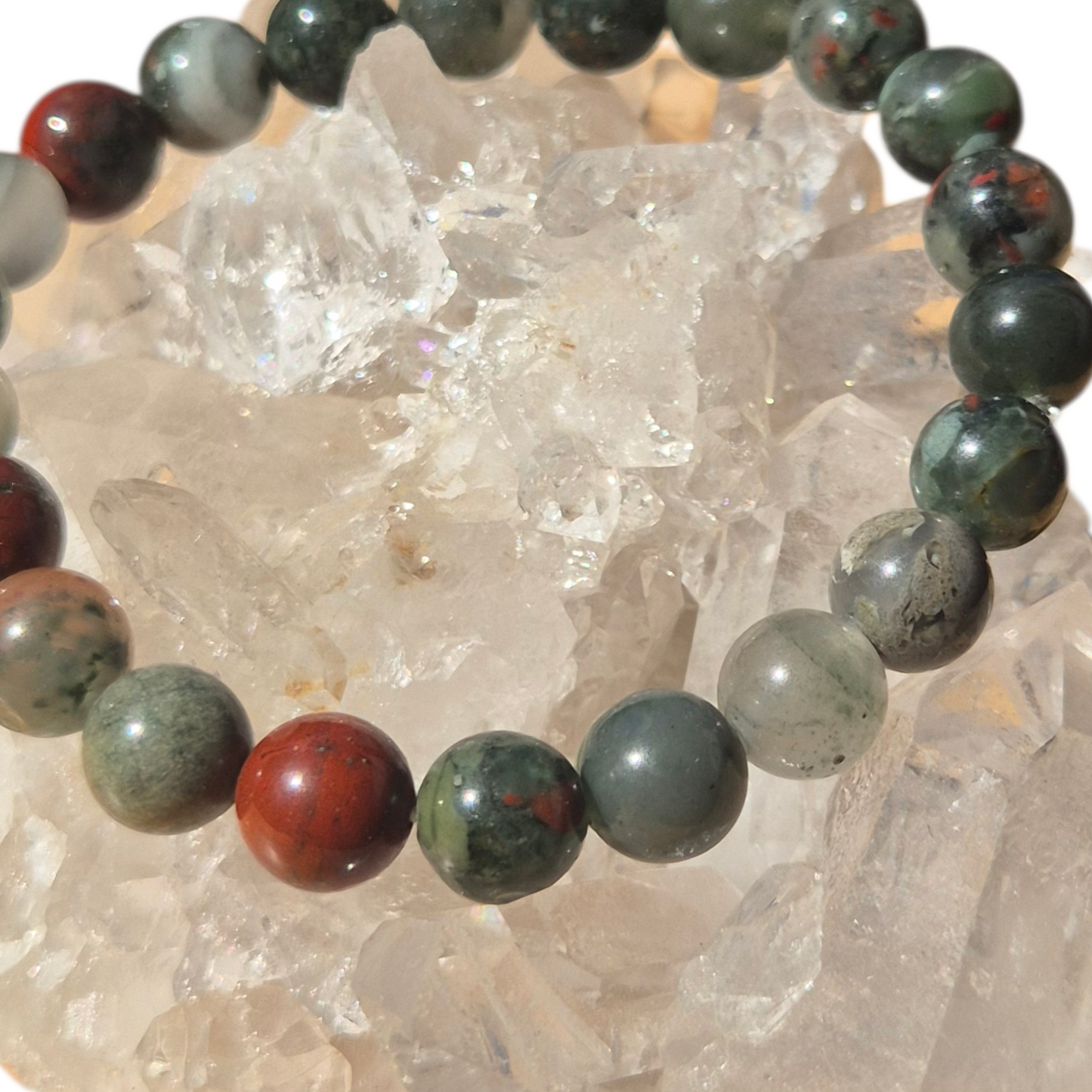 Crystals - African Bloodstone Bracelet