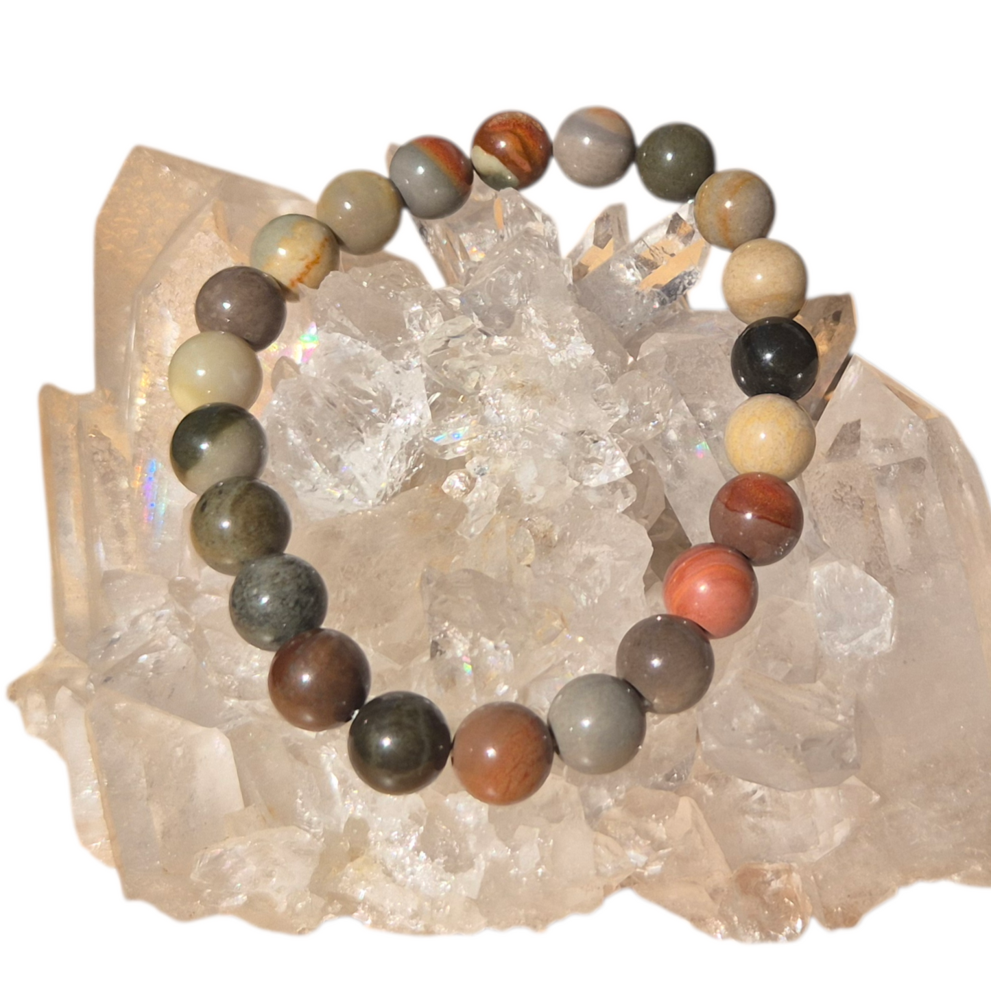 Crystals - Polychrome Jasper Bracelet
