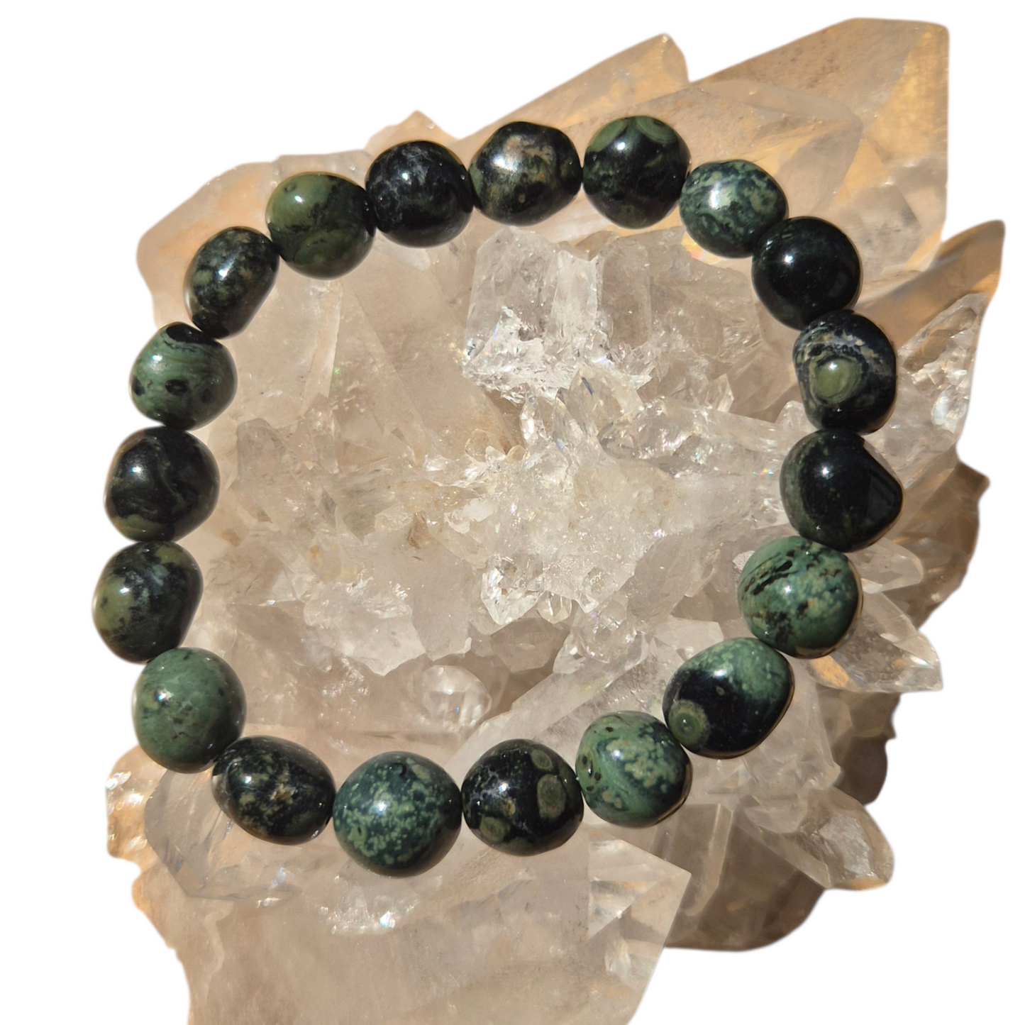 Crystals - Jasper (Kambaba) Bracelet (Tumbled Bead)