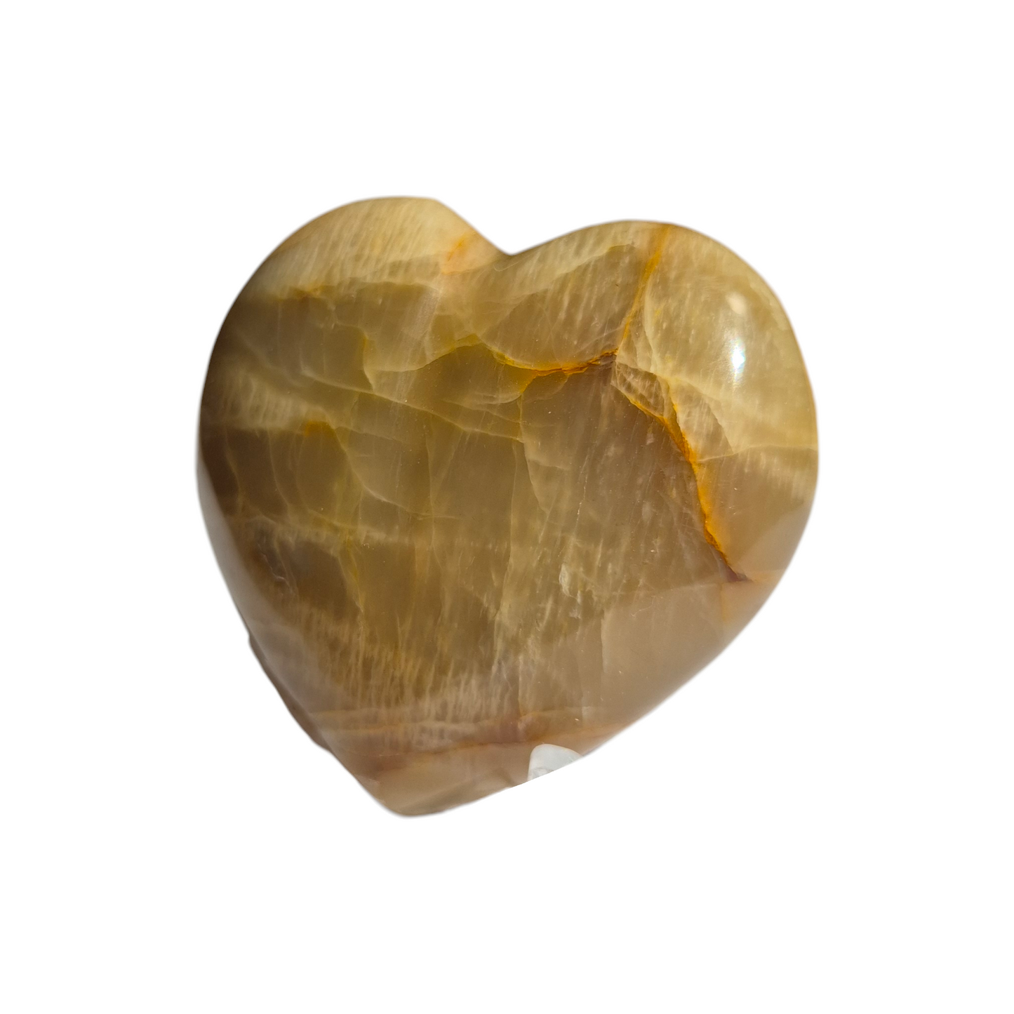 Crystals - White Moonstone Polished Heart