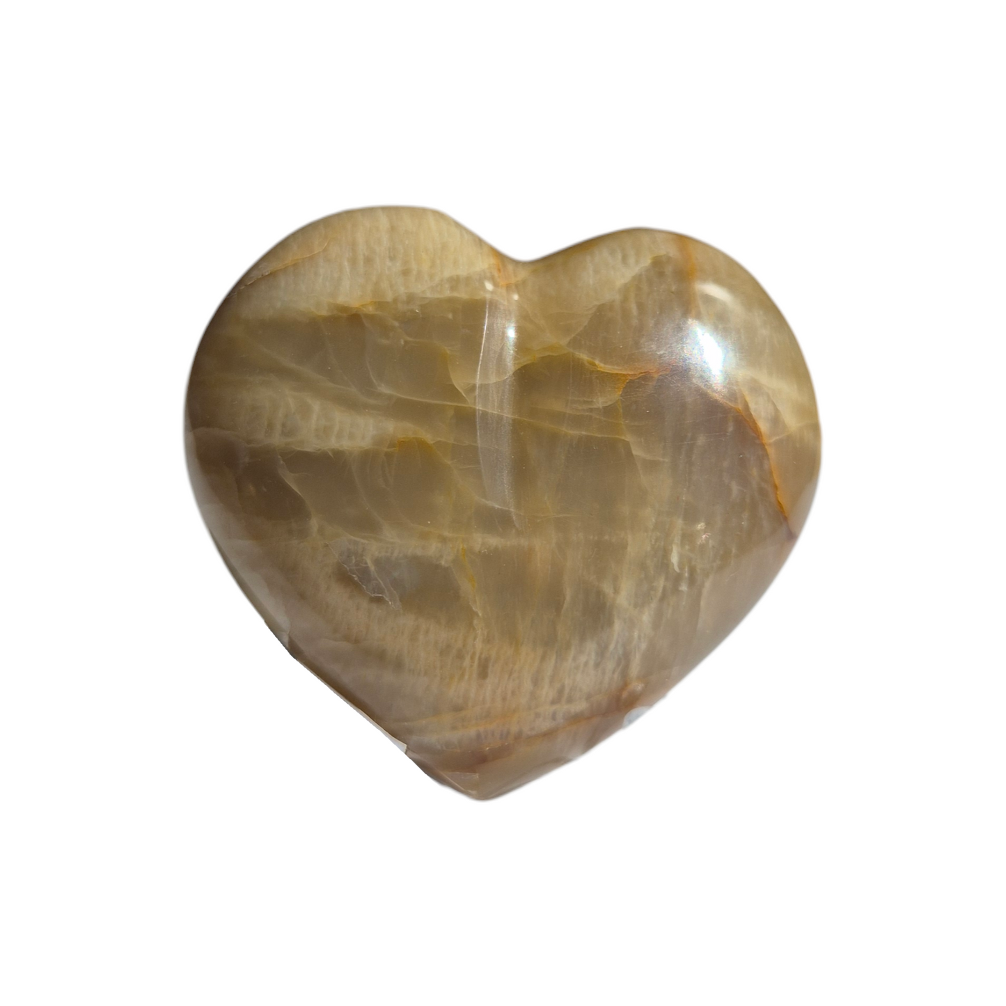 Crystals - White Moonstone Polished Heart