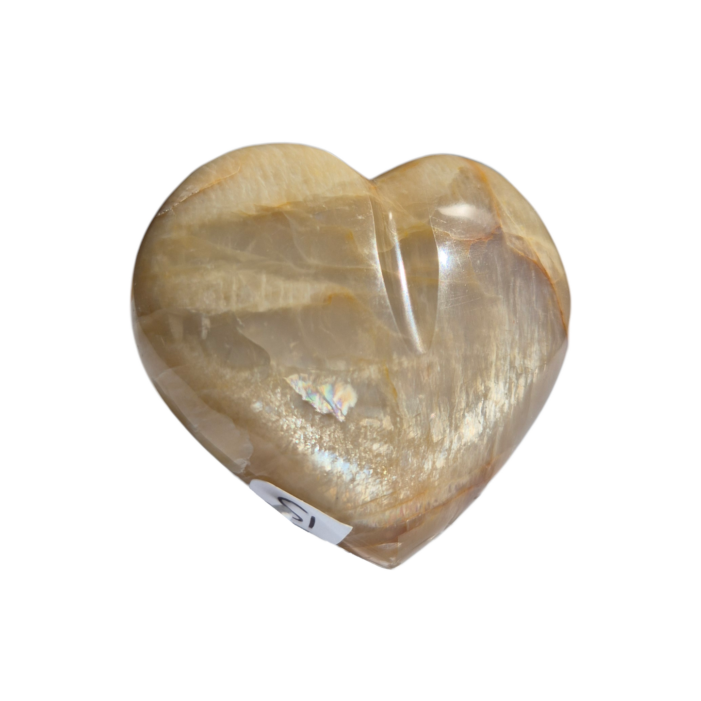 Crystals - White Moonstone Polished Heart