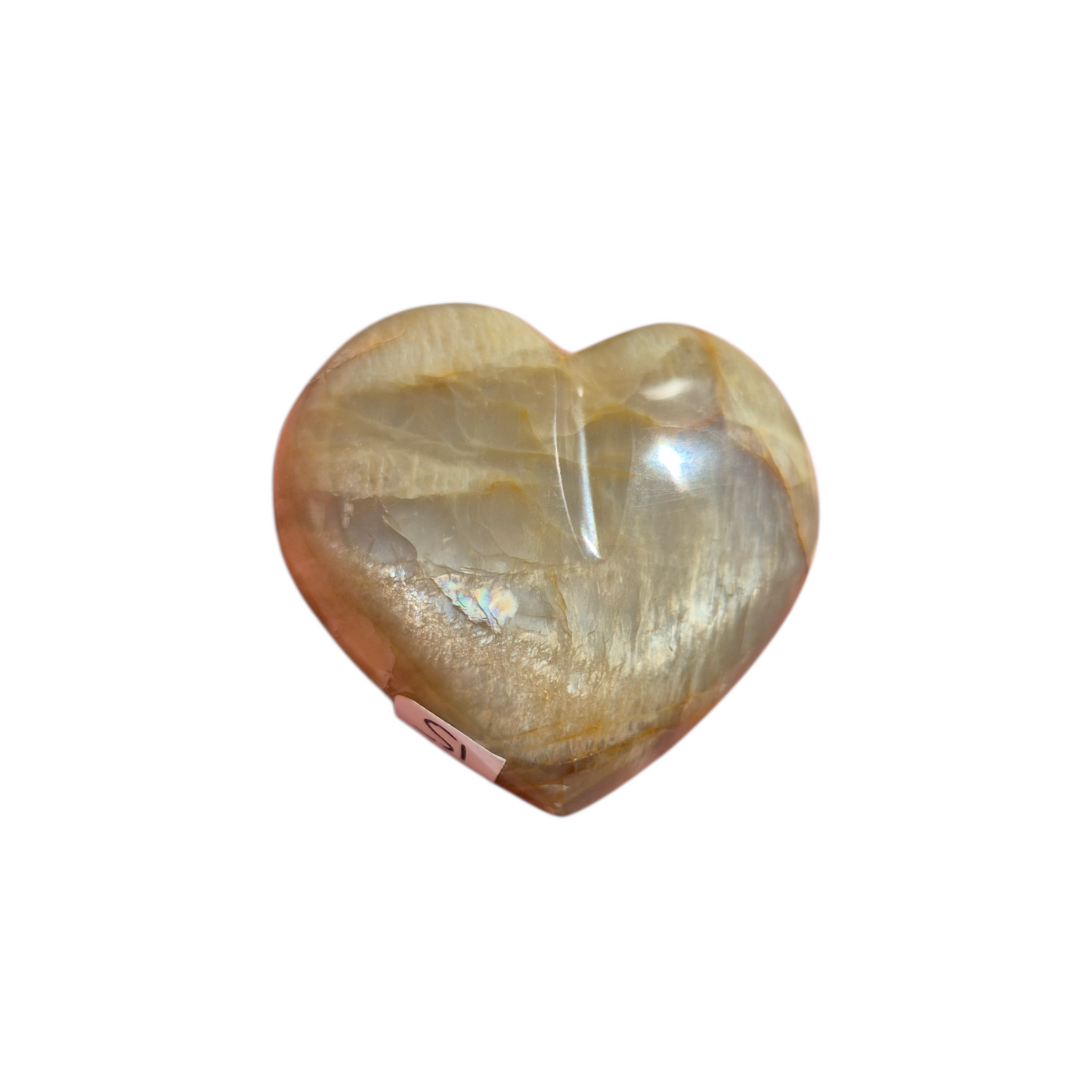 Crystals - White Moonstone Polished Heart