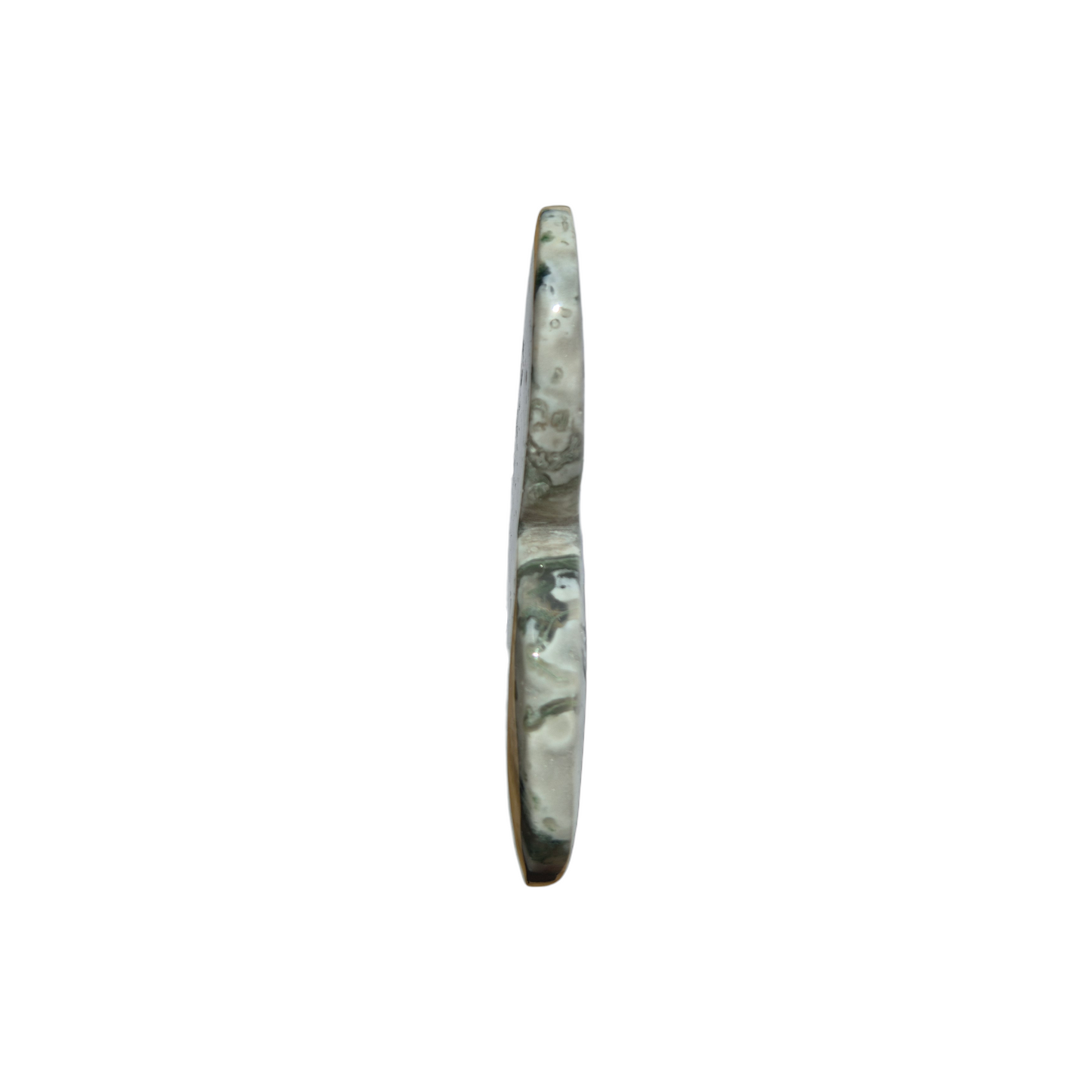Crystals - Green Moss Agate Polished Heart