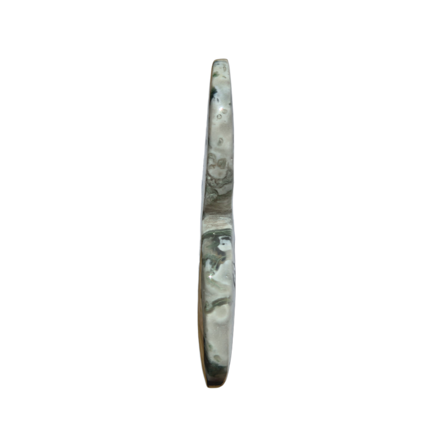 Crystals - Green Moss Agate Polished Heart