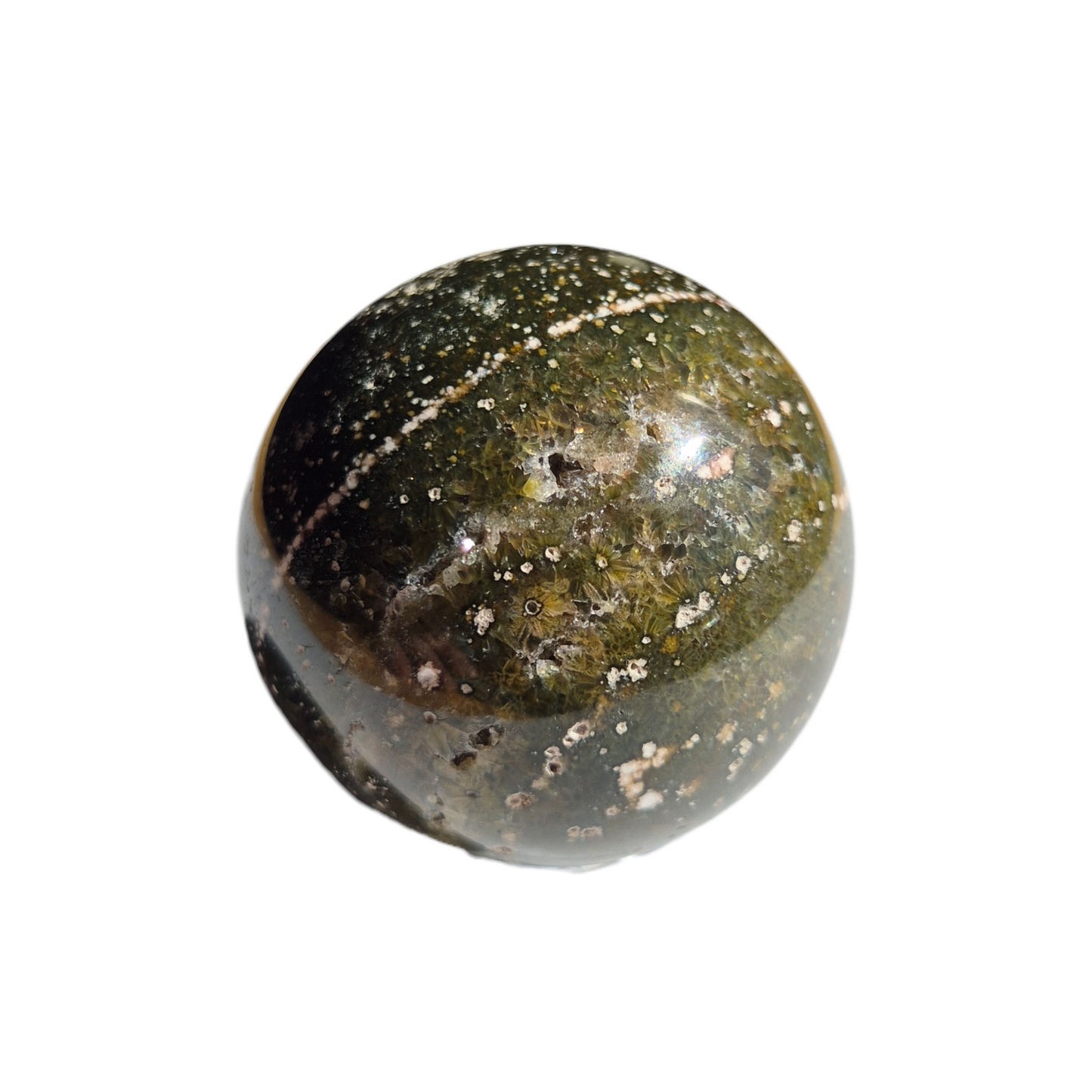 Crystals - Ocean Jasper Sphere