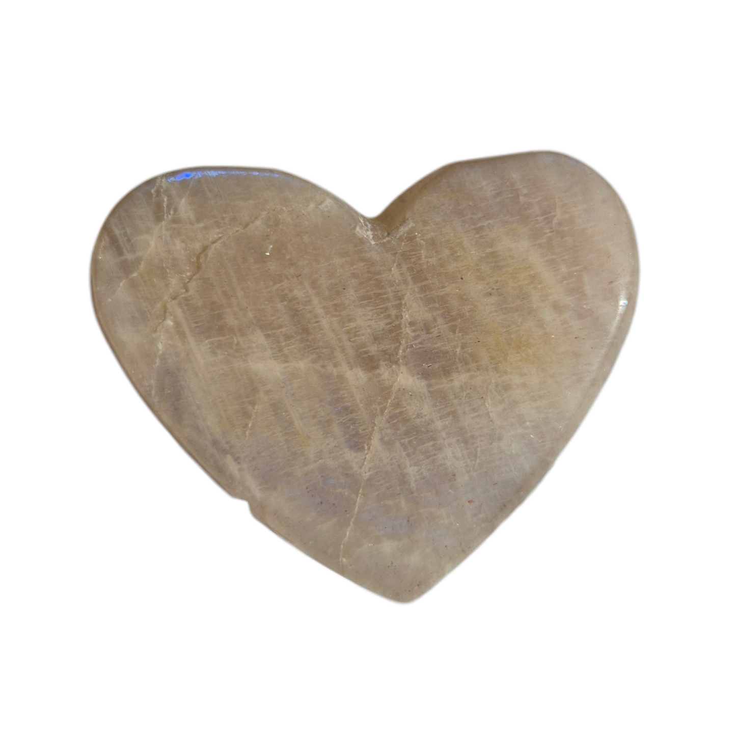 Crystals - Moonstone Polished Hearts