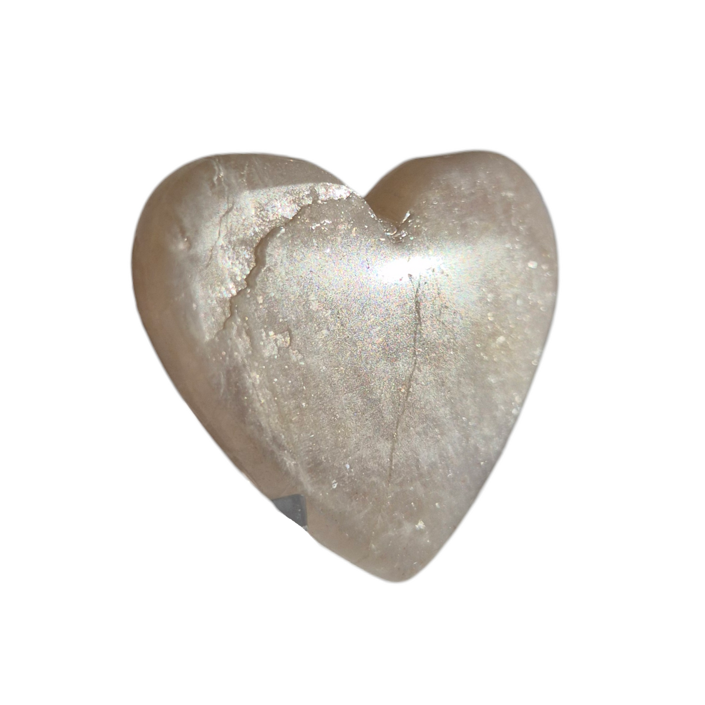 Crystals - Moonstone Polished Hearts