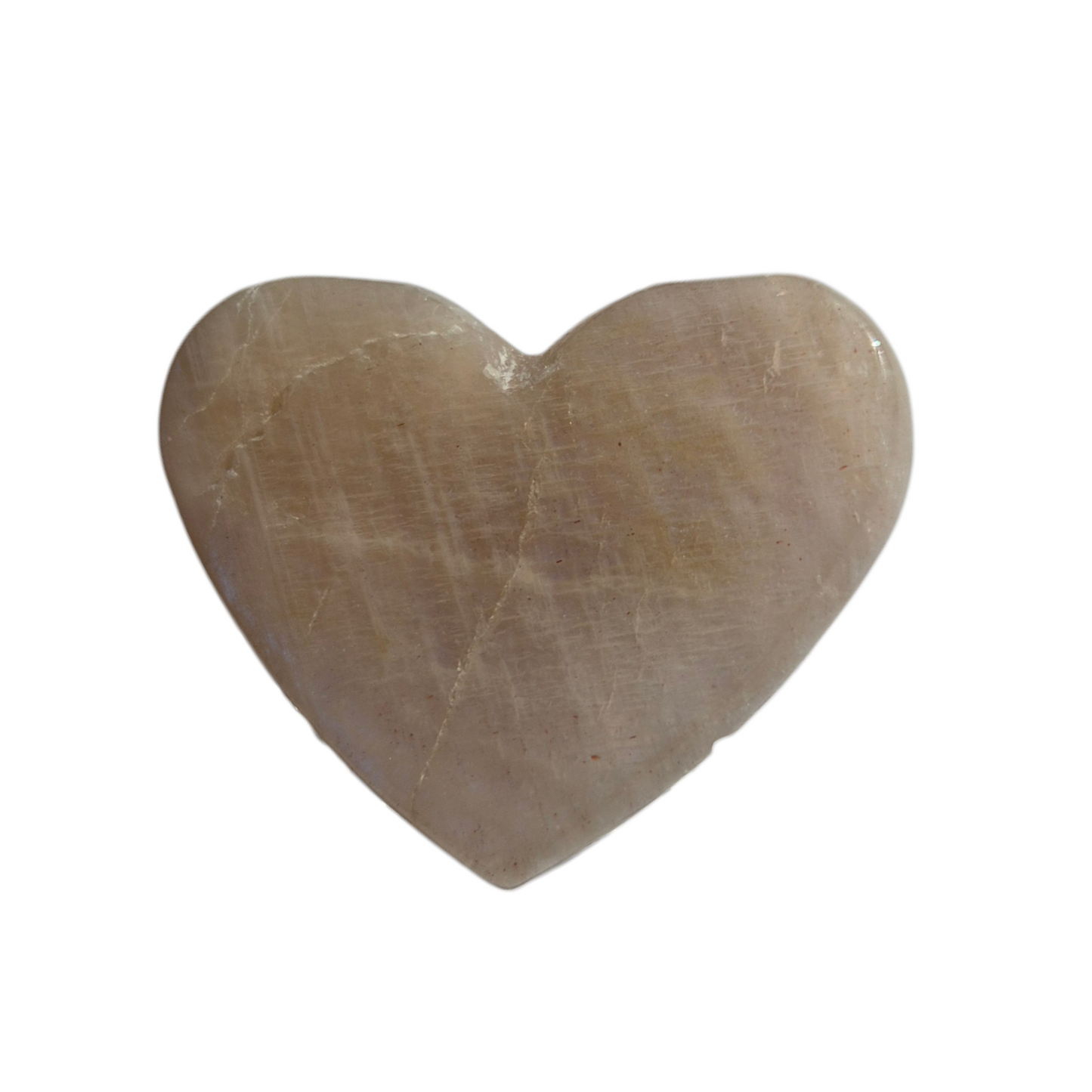 Crystals - Moonstone Polished Hearts