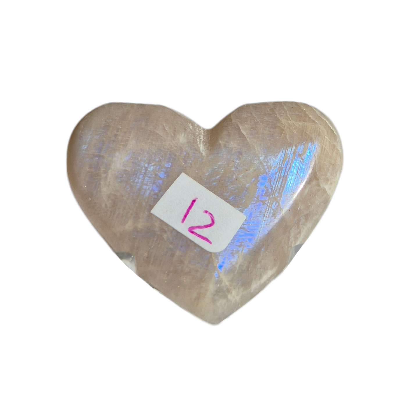 Crystals - Moonstone Polished Hearts