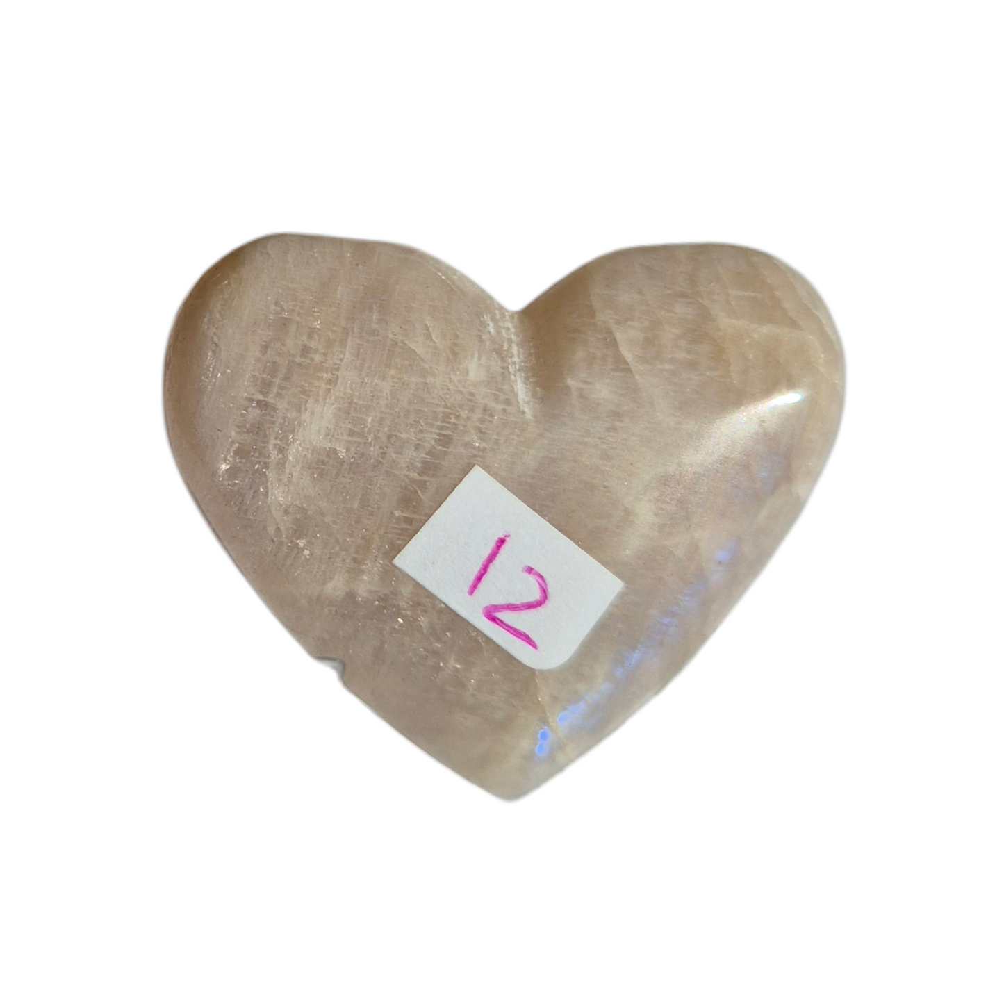 Crystals - Moonstone Polished Hearts