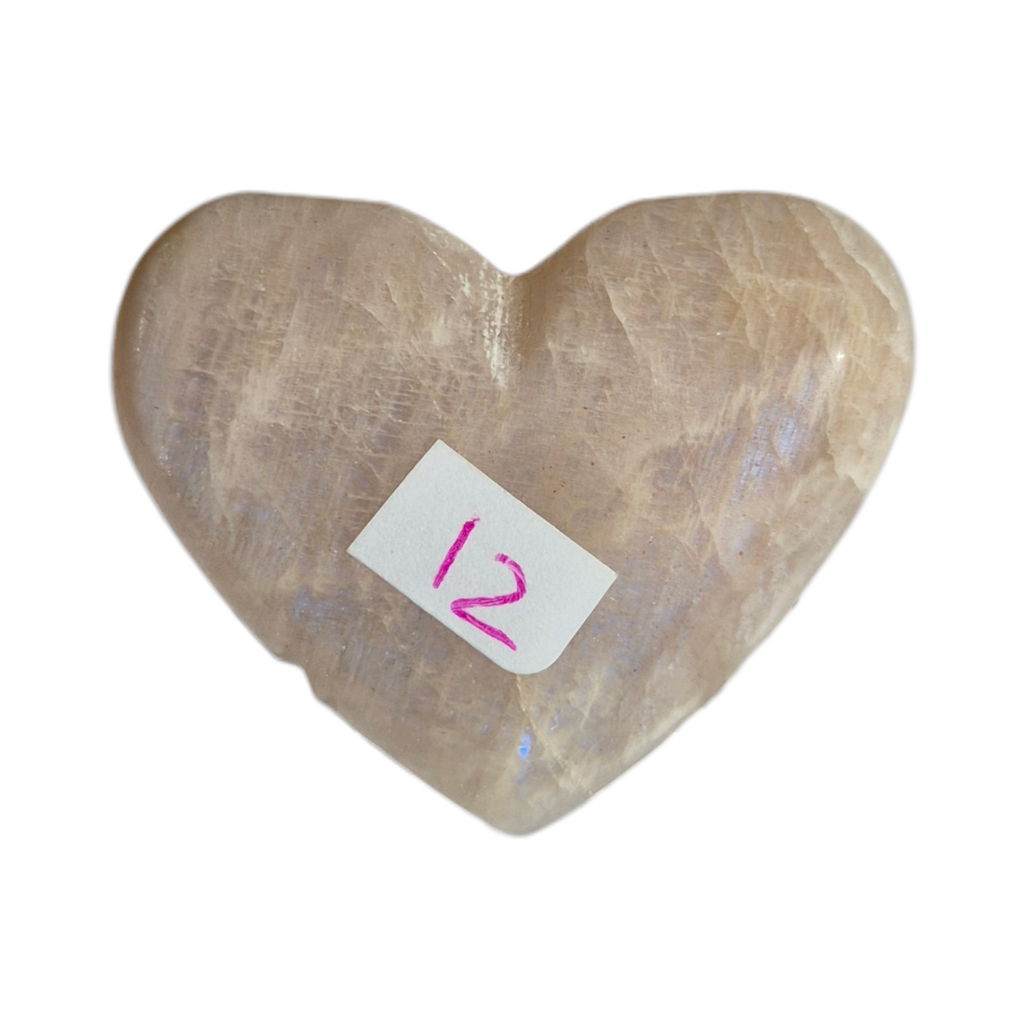 Crystals - Moonstone Polished Hearts