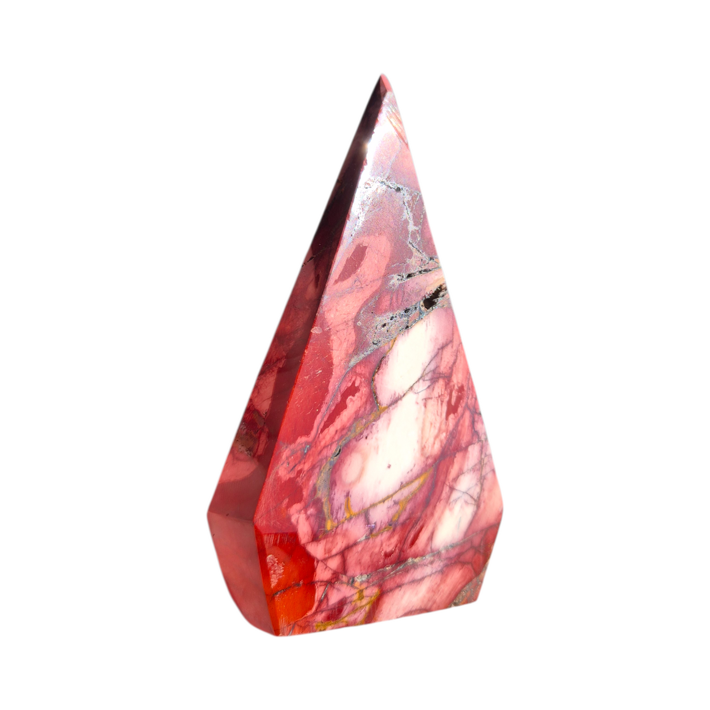 Crystals - Mookaite Faceted Diamond