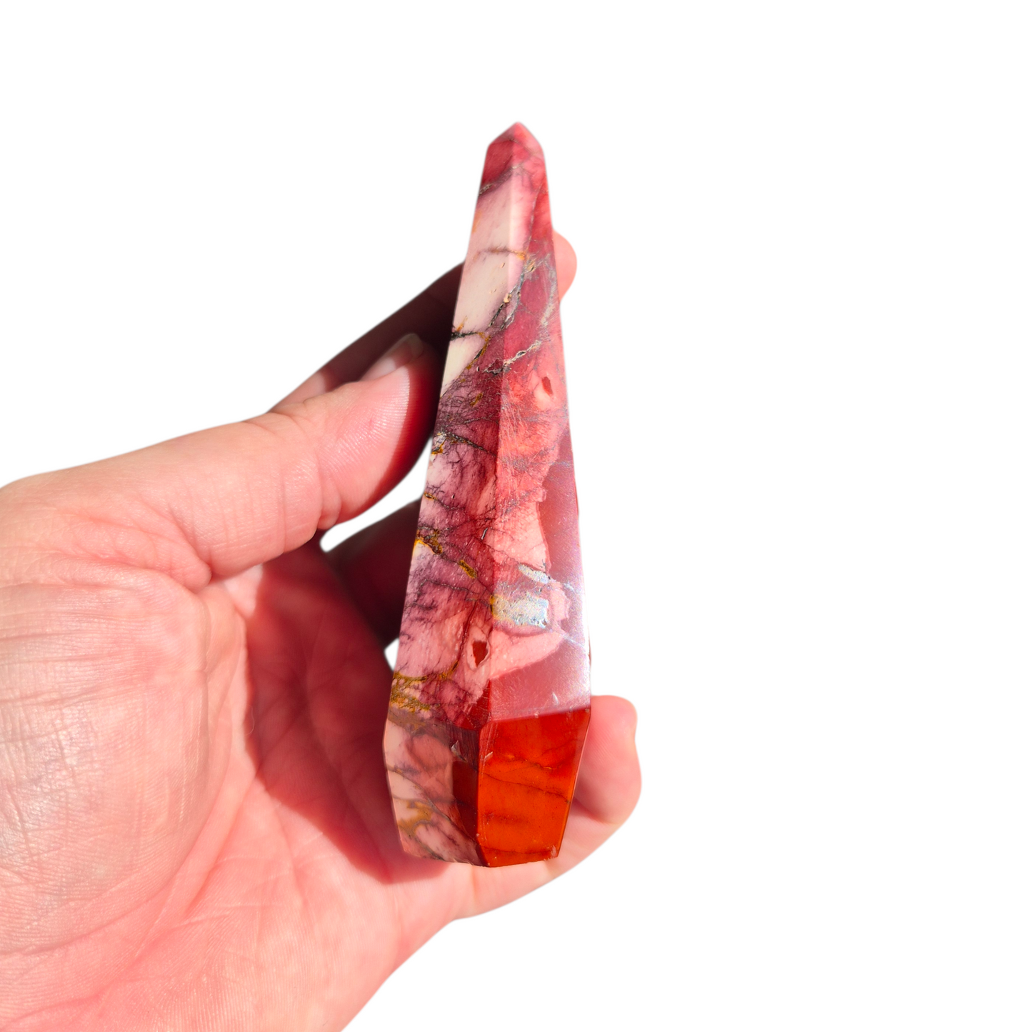 Crystals - Mookaite Faceted Diamond