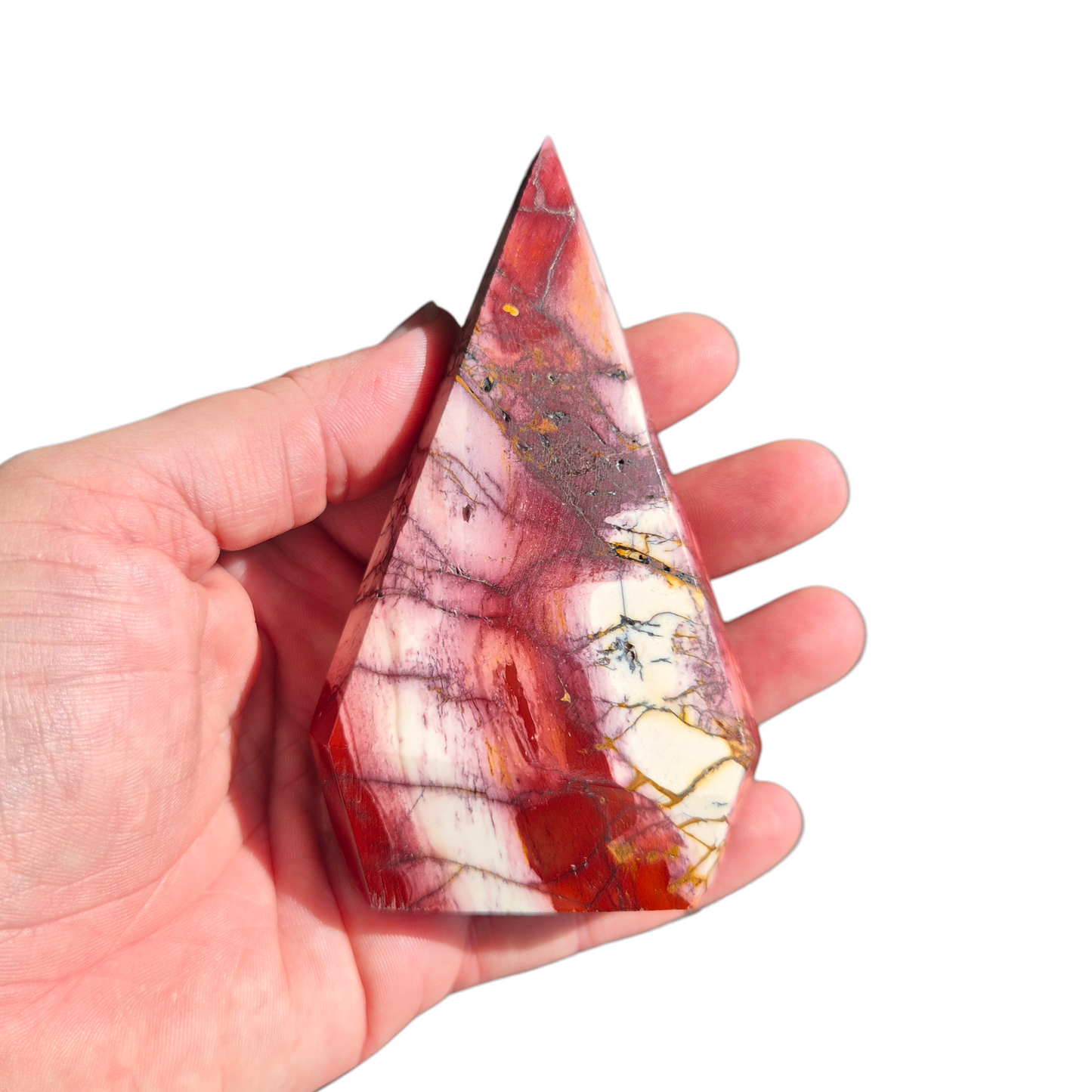 Crystals - Mookaite Faceted Diamond
