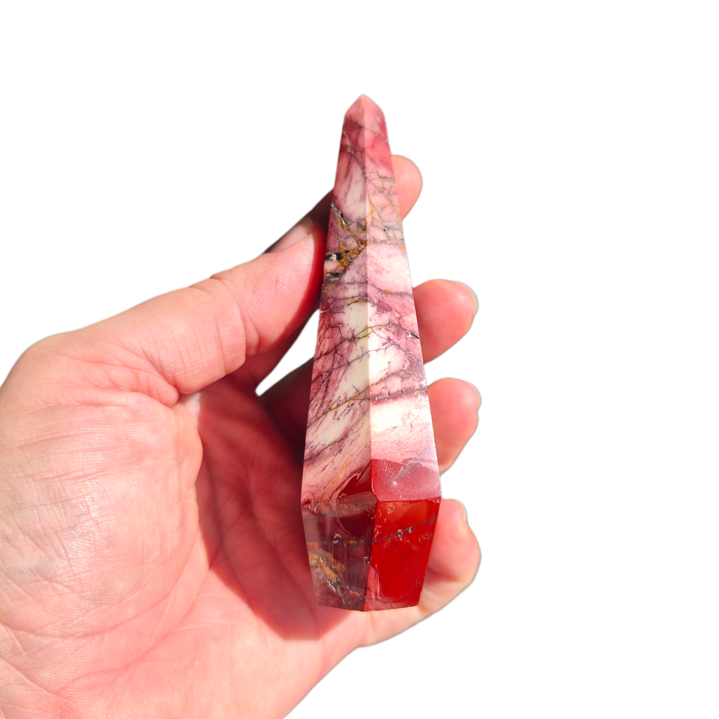 Crystals - Mookaite Faceted Diamond