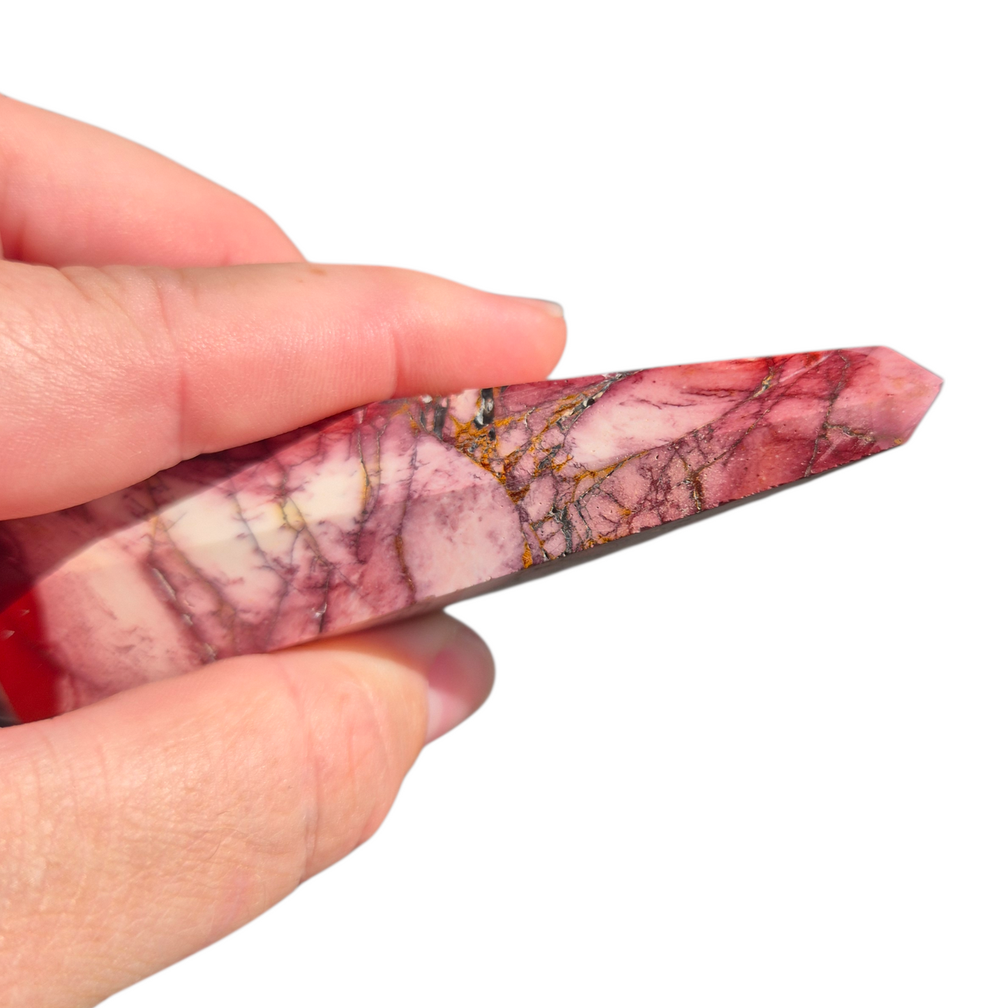 Crystals - Mookaite Faceted Diamond