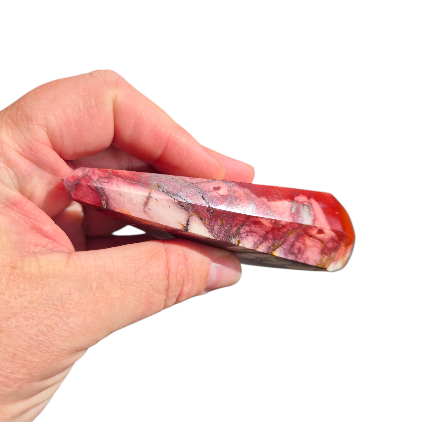 Crystals - Mookaite Faceted Diamond