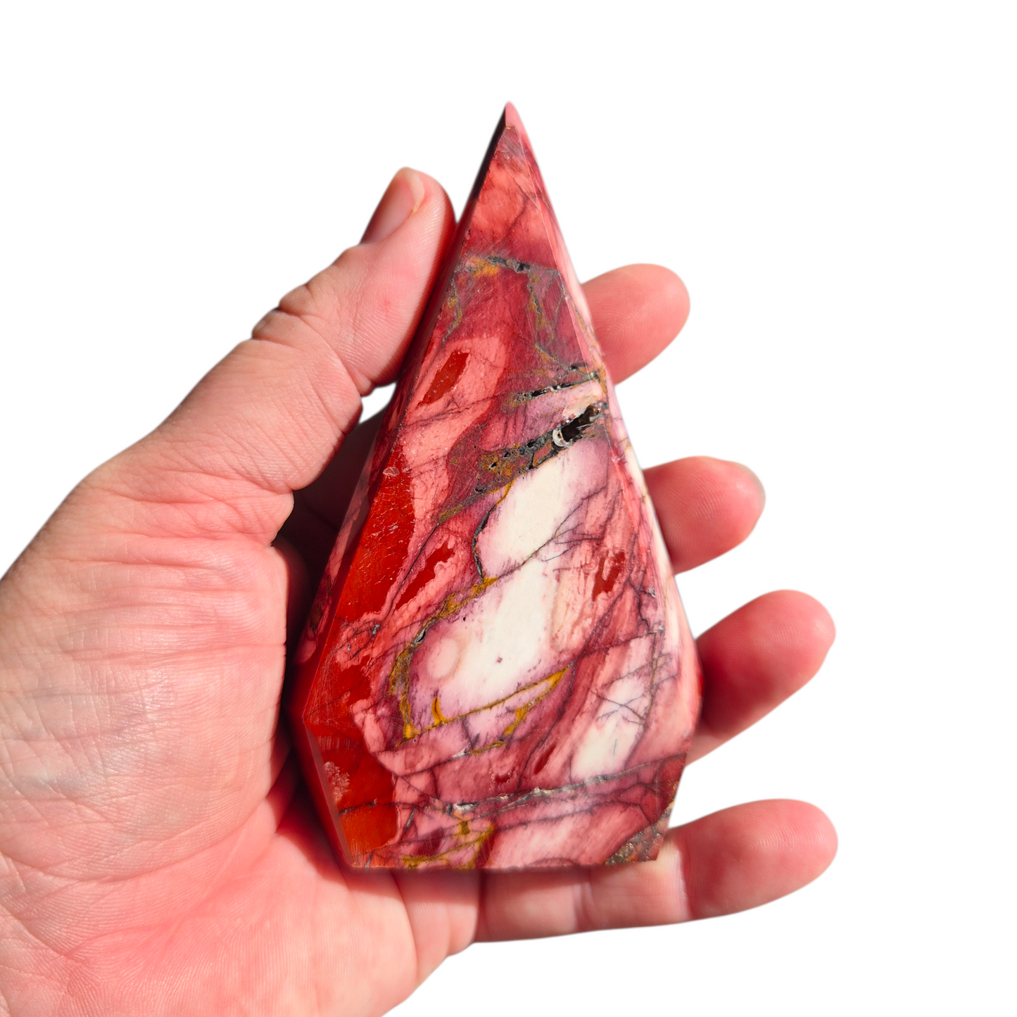 Crystals - Mookaite Faceted Diamond