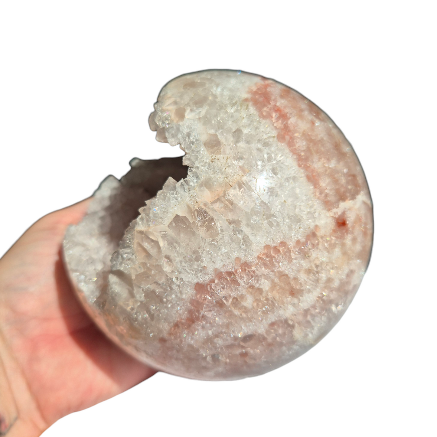 Crystals - Pink Amethyst Sphere