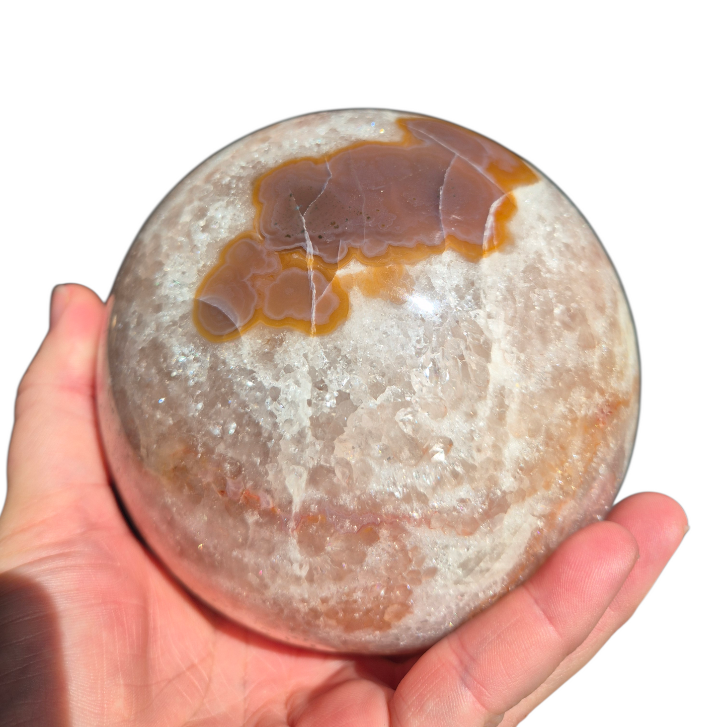 Crystals - Pink Amethyst Sphere