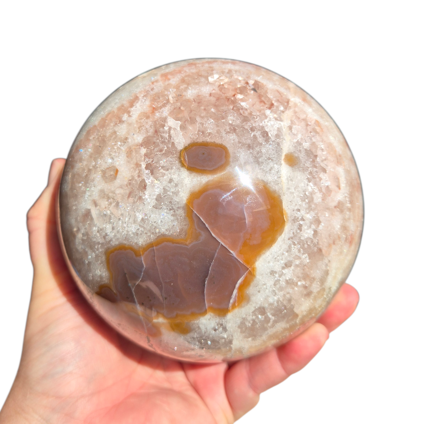 Crystals - Pink Amethyst Sphere
