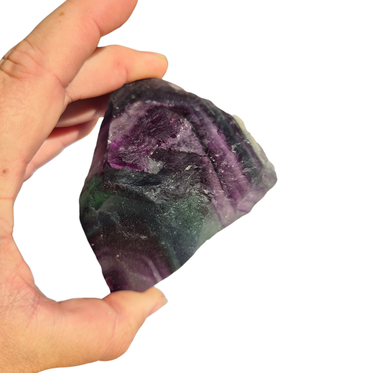 Crystals - Rainbow Fluorite Natural Stone