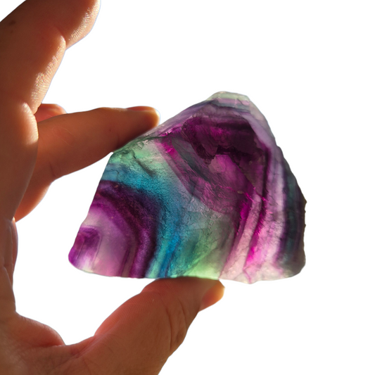 Crystals - Rainbow Fluorite Natural Stone