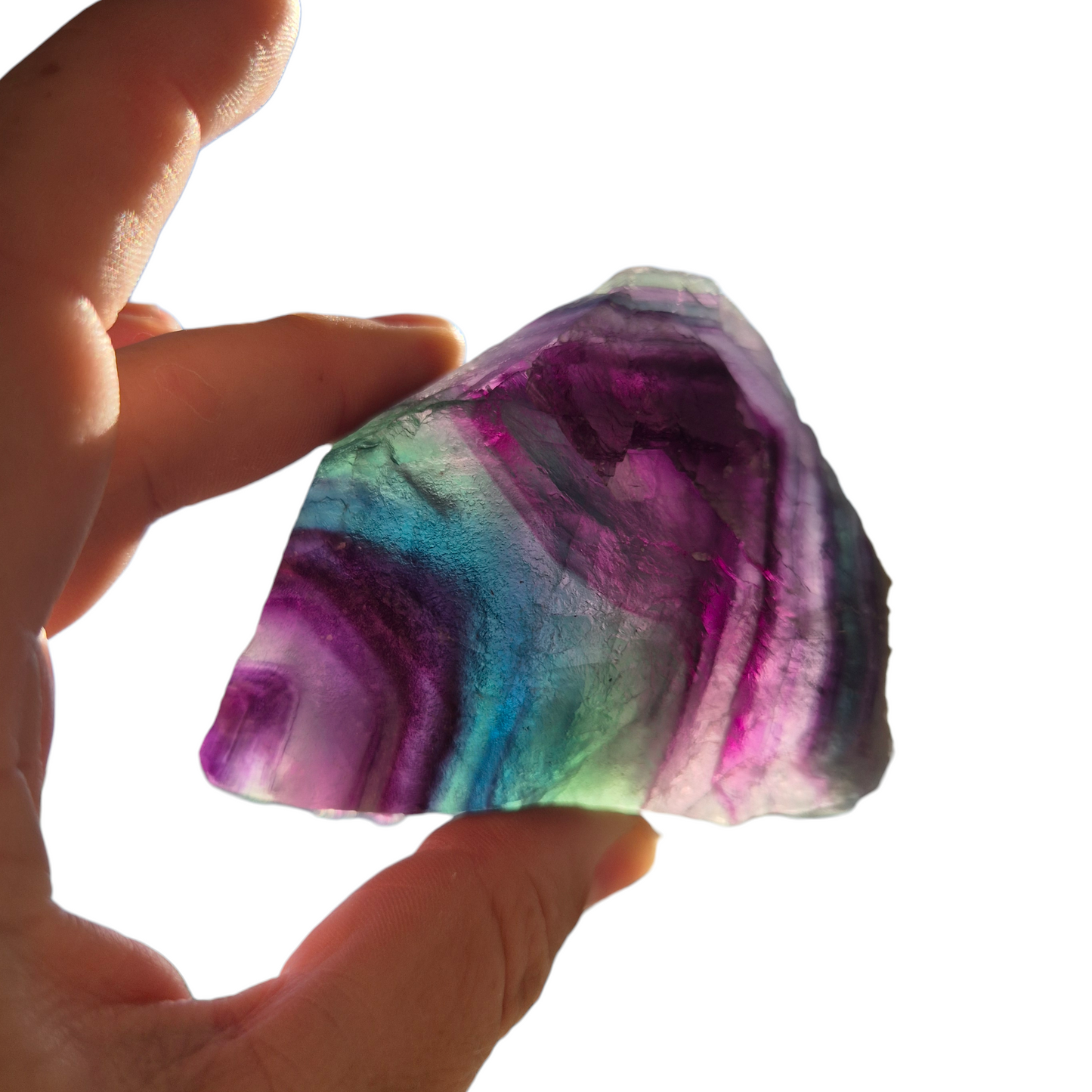 Crystals - Rainbow Fluorite Natural Stone