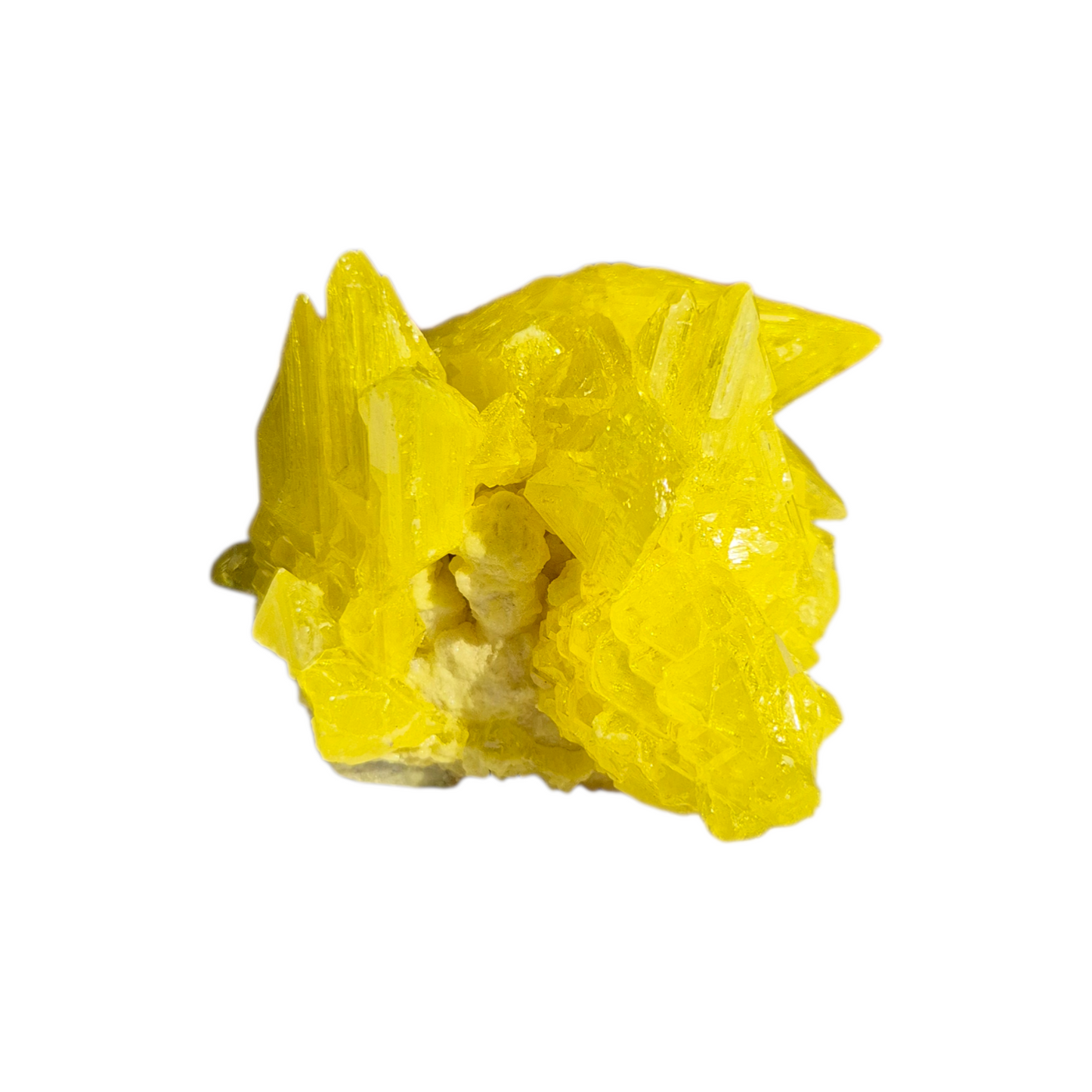 Crystals - Sulphur Cluster (Lab Grown)