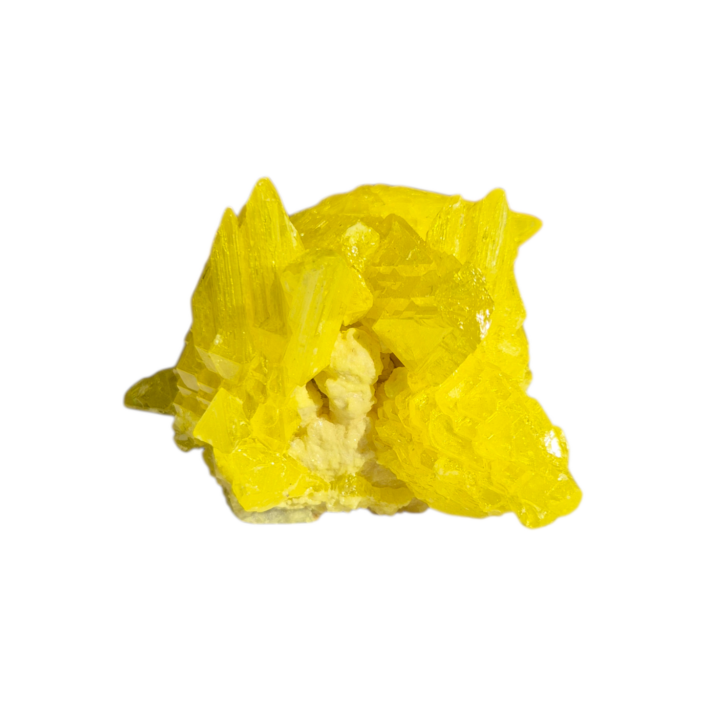 Crystals - Sulphur Cluster (Lab Grown)