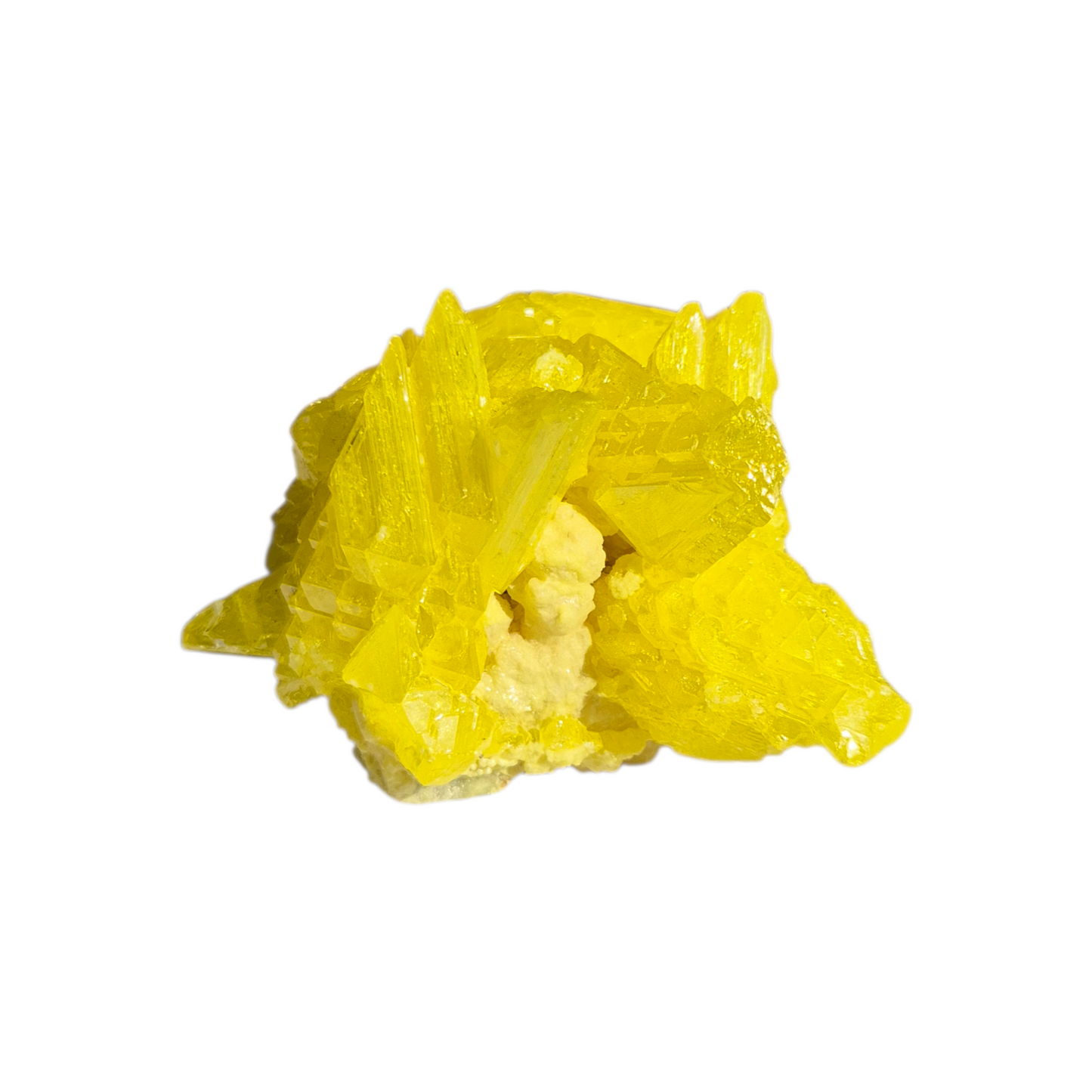 Crystals - Sulphur Cluster (Lab Grown)
