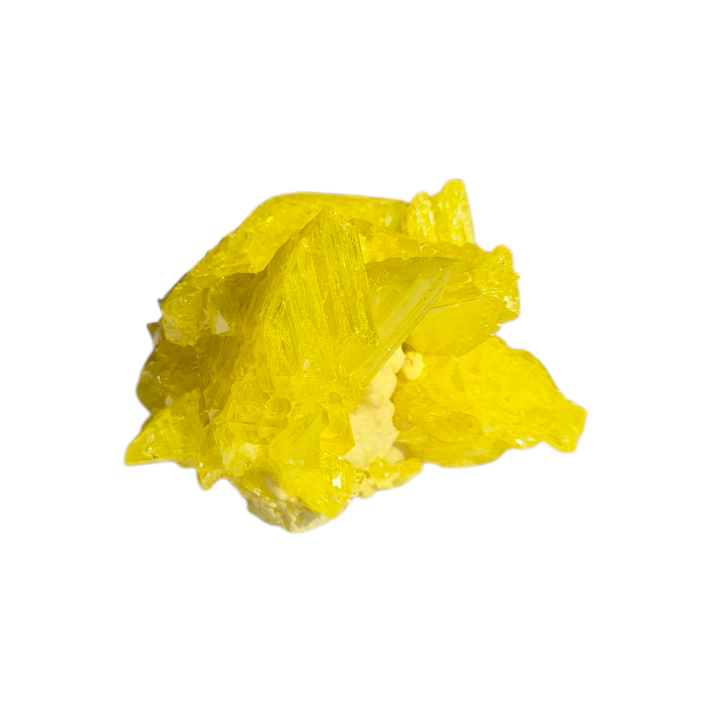 Crystals - Sulphur Cluster (Lab Grown)
