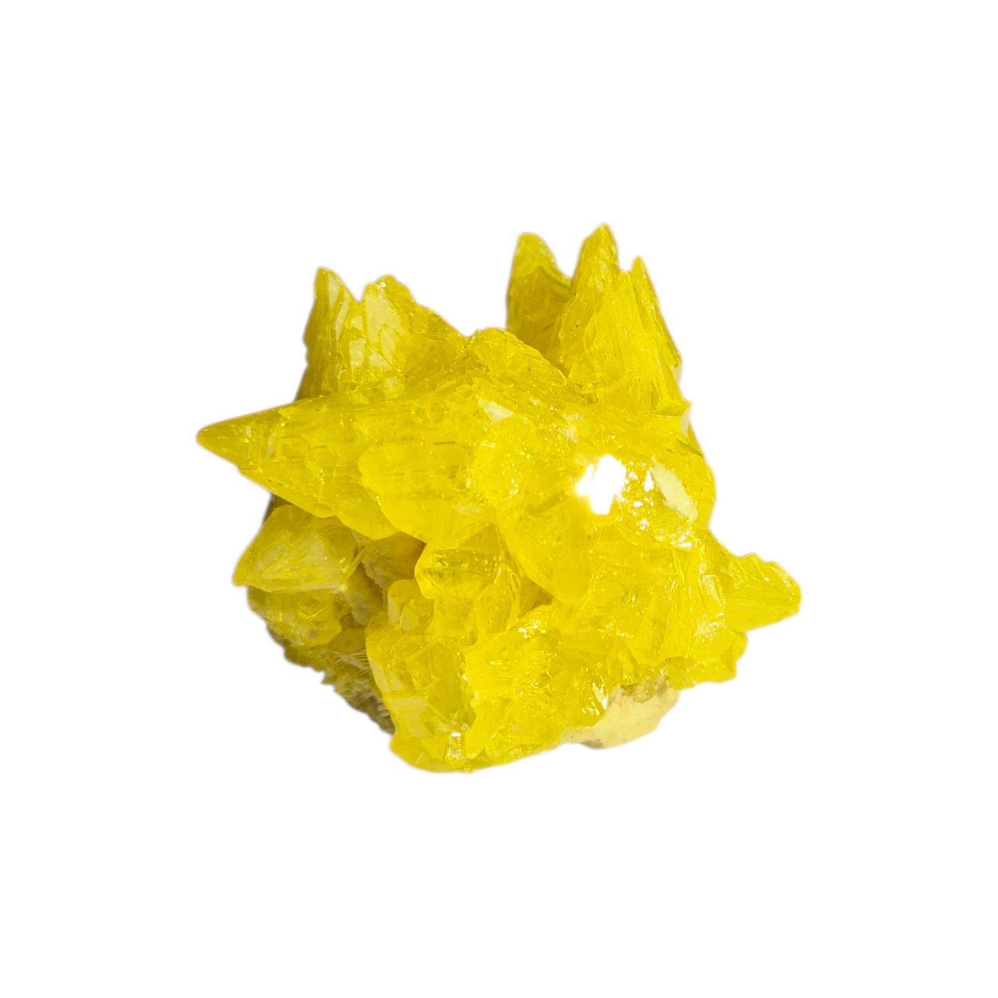 Crystals - Sulphur Cluster (Lab Grown)