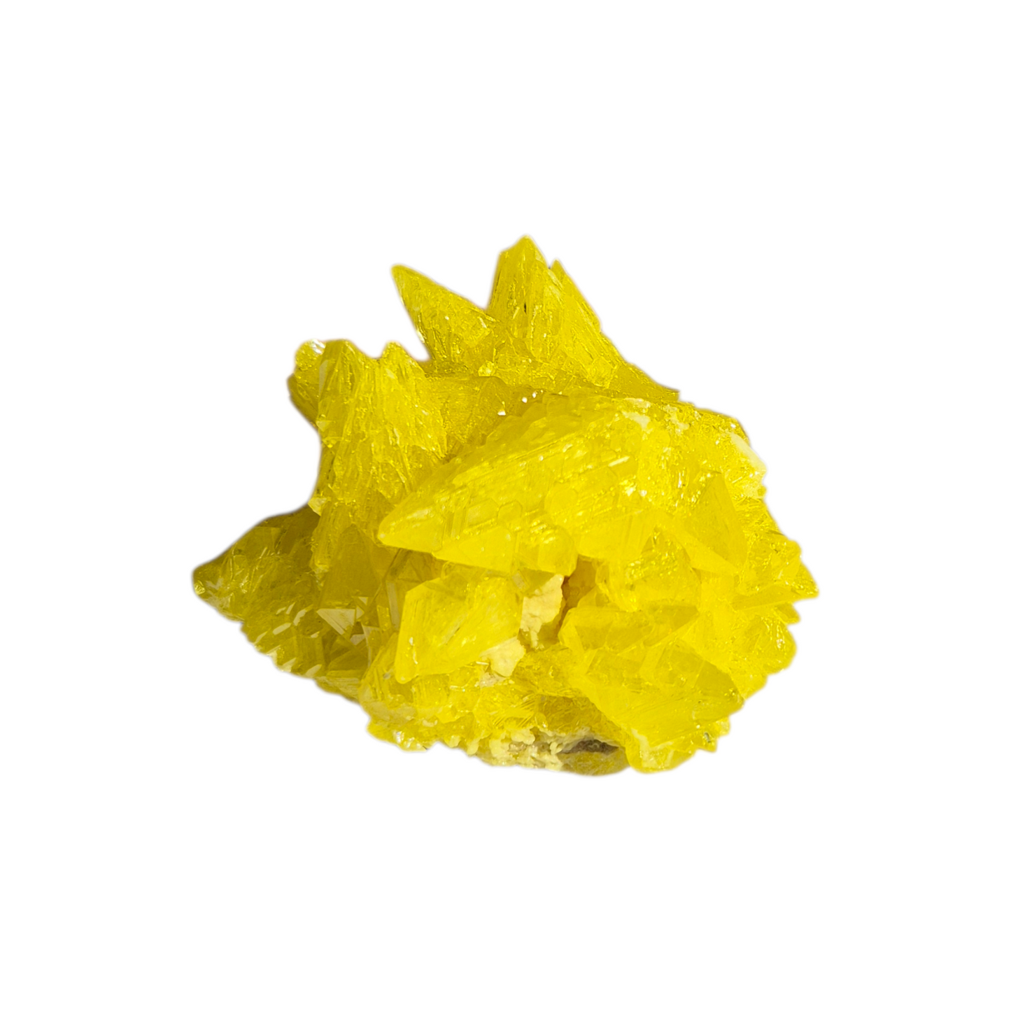 Crystals - Sulphur Cluster (Lab Grown)