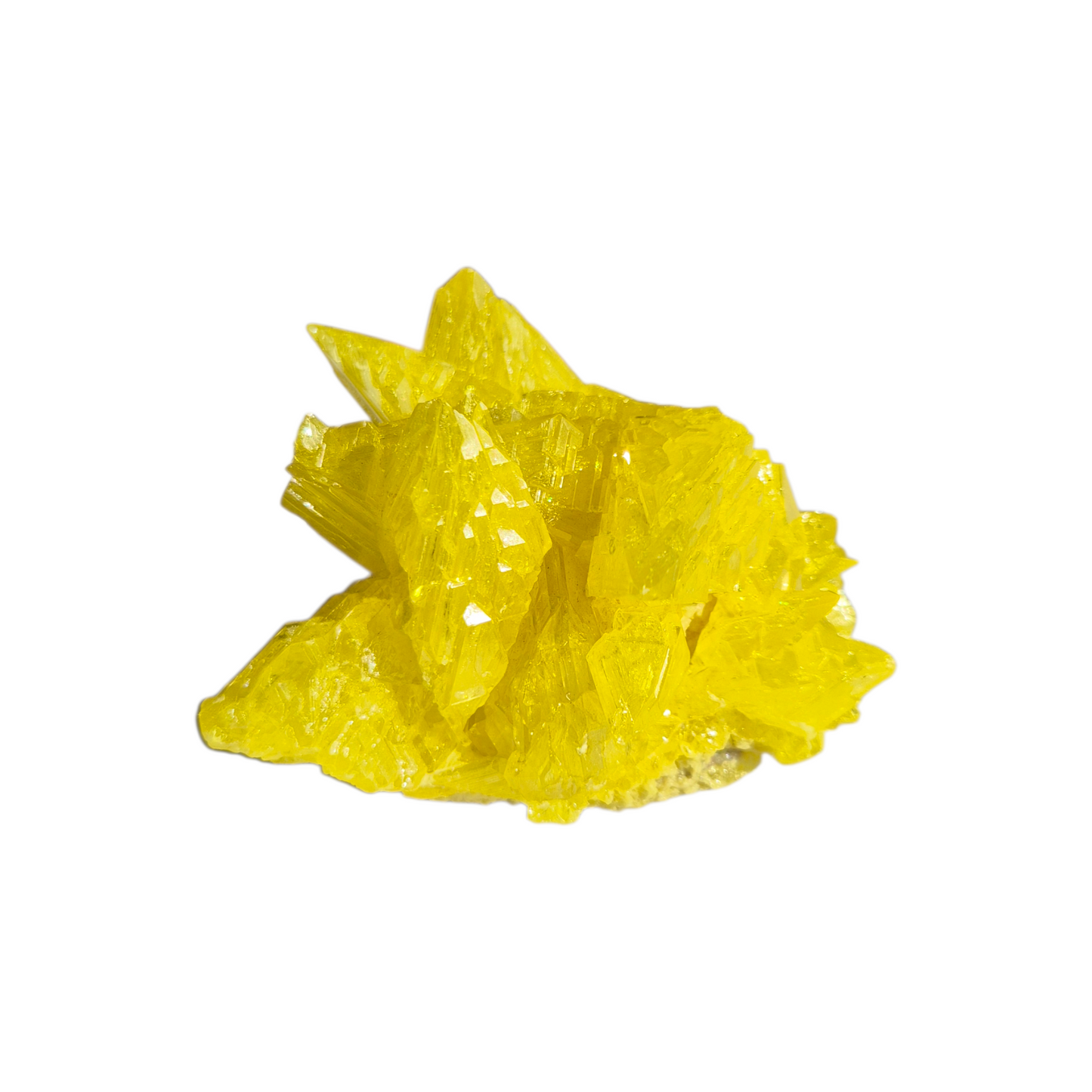 Crystals - Sulphur Cluster (Lab Grown)