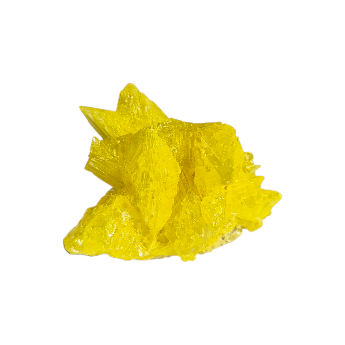 Crystals - Sulphur Cluster (Lab Grown)