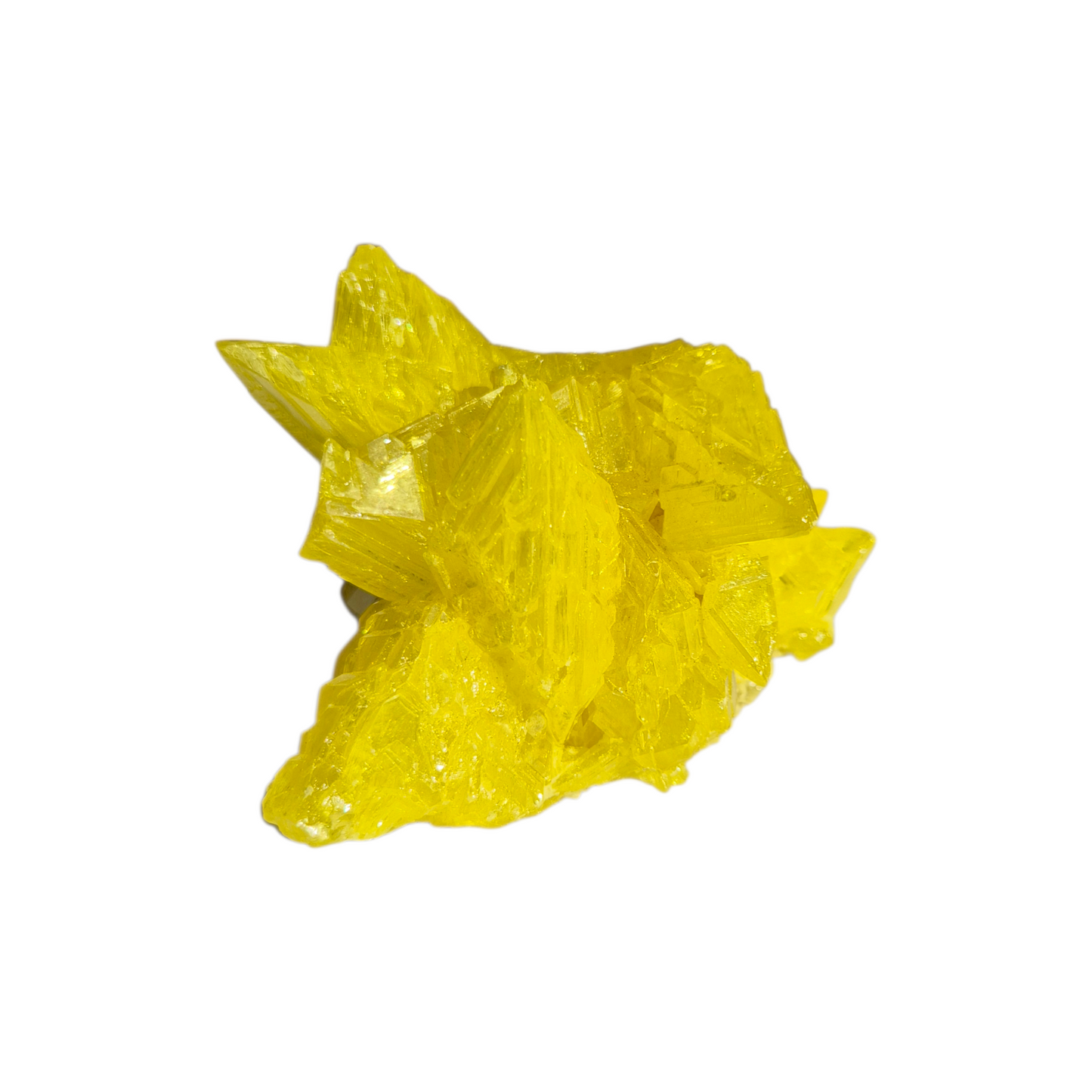 Crystals - Sulphur Cluster (Lab Grown)